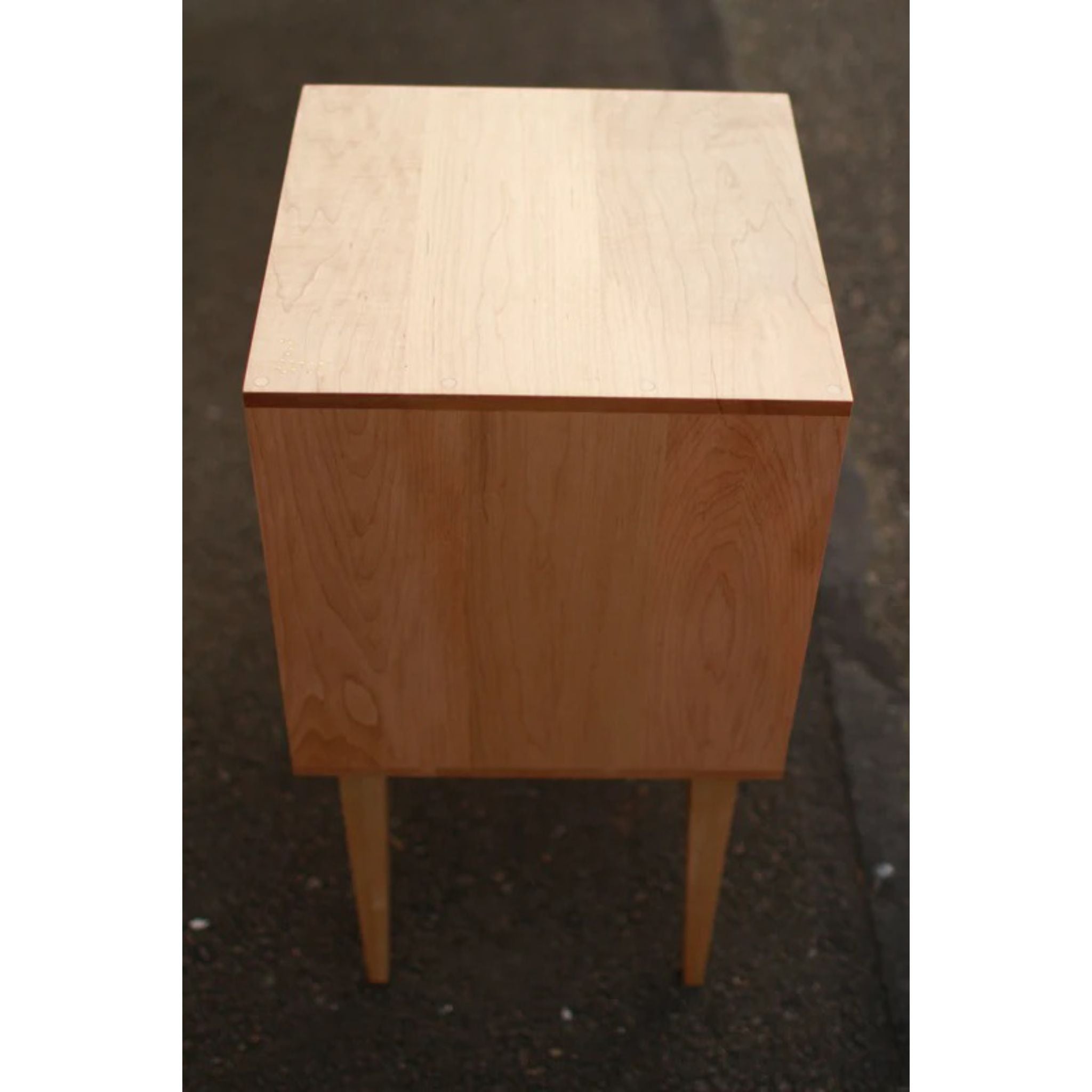 Filipe Vinyl Cubby CN104 Top Left Corner View by Tomfoolery Wood Co