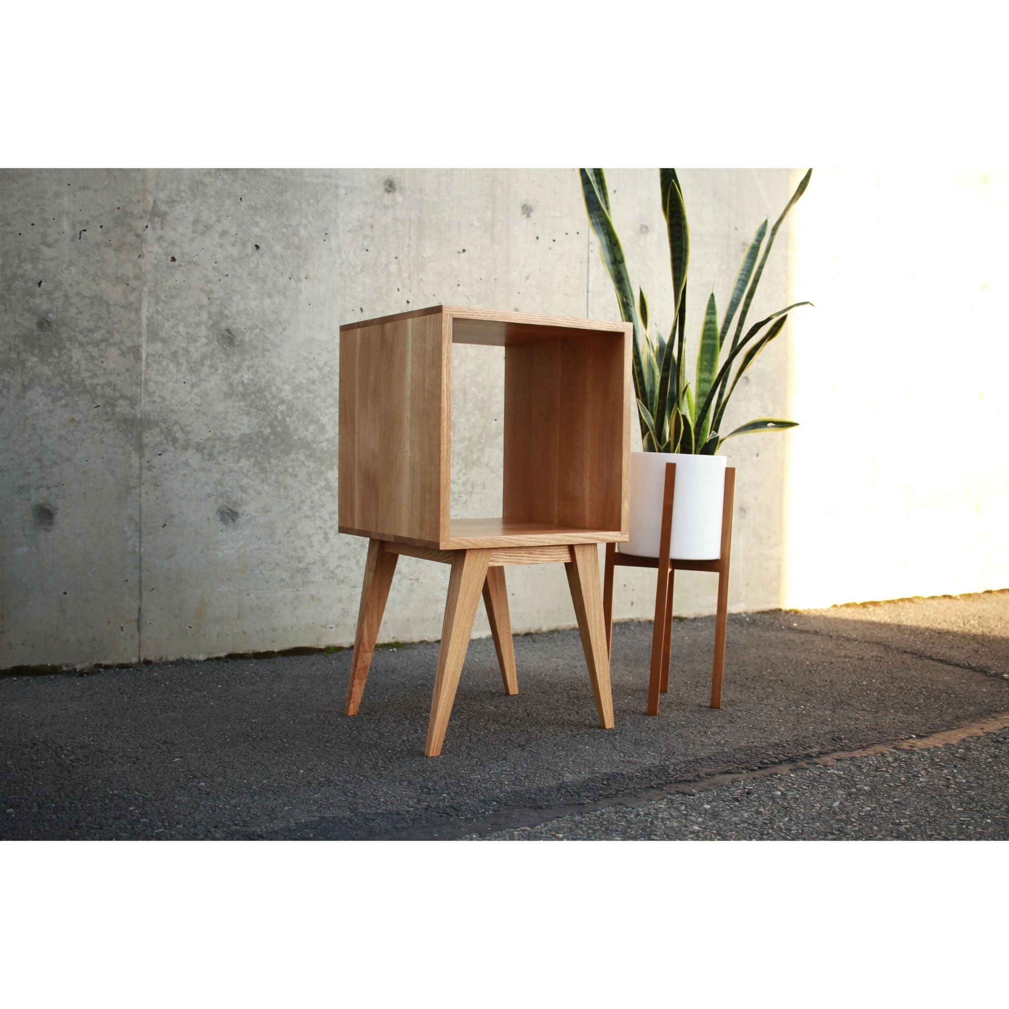 Filipe Vinyl Cubby (TERTIARY) CN84 Full View by Tomfoolery Wood Co