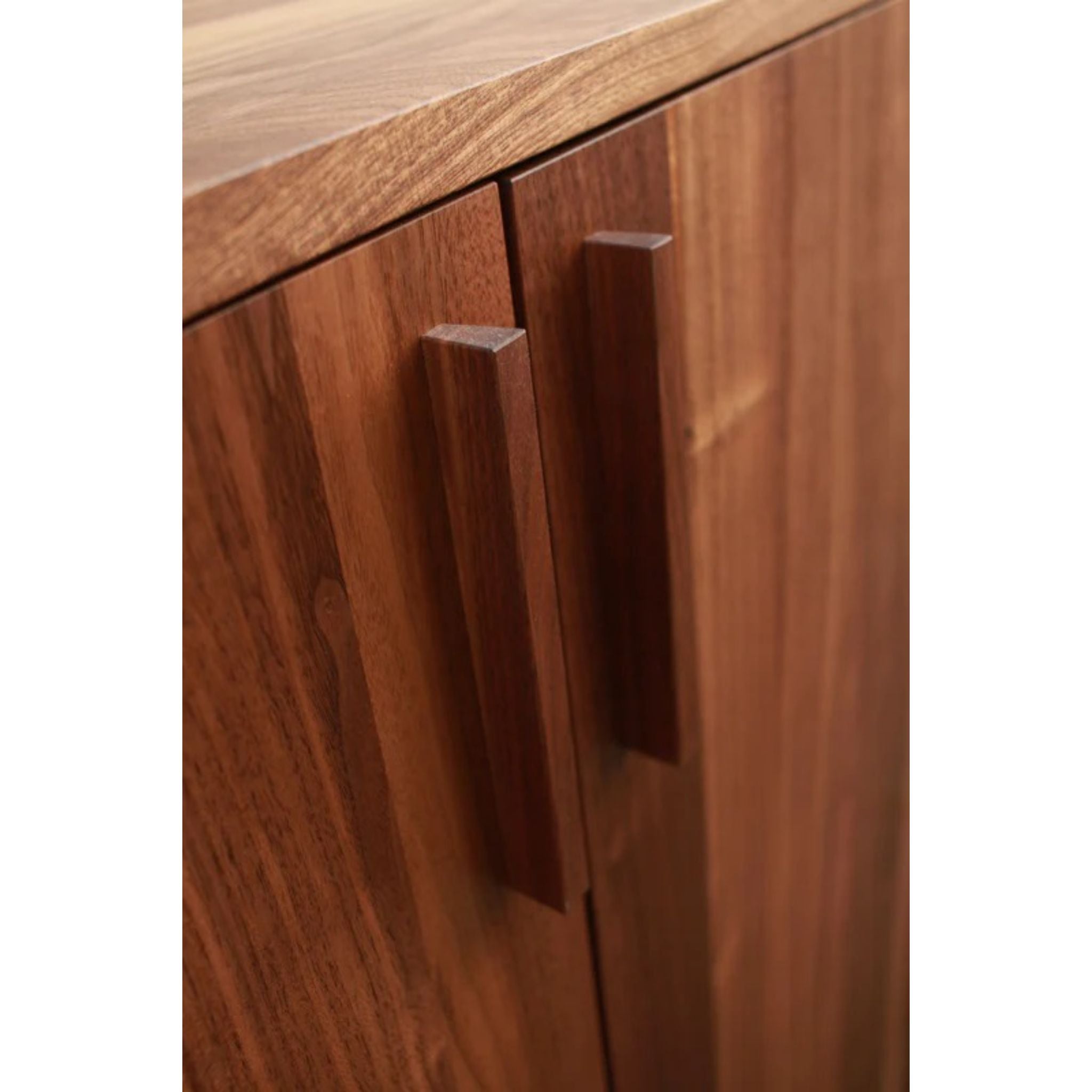 Floor Cabinet CB04 Closeup View by Tomfoolery Wood Co
