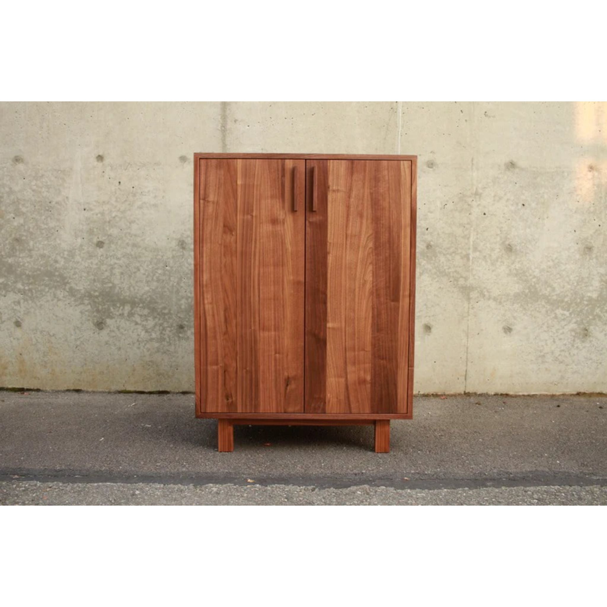 Floor Cabinet CB04 Front View by Tomfoolery Wood Co
