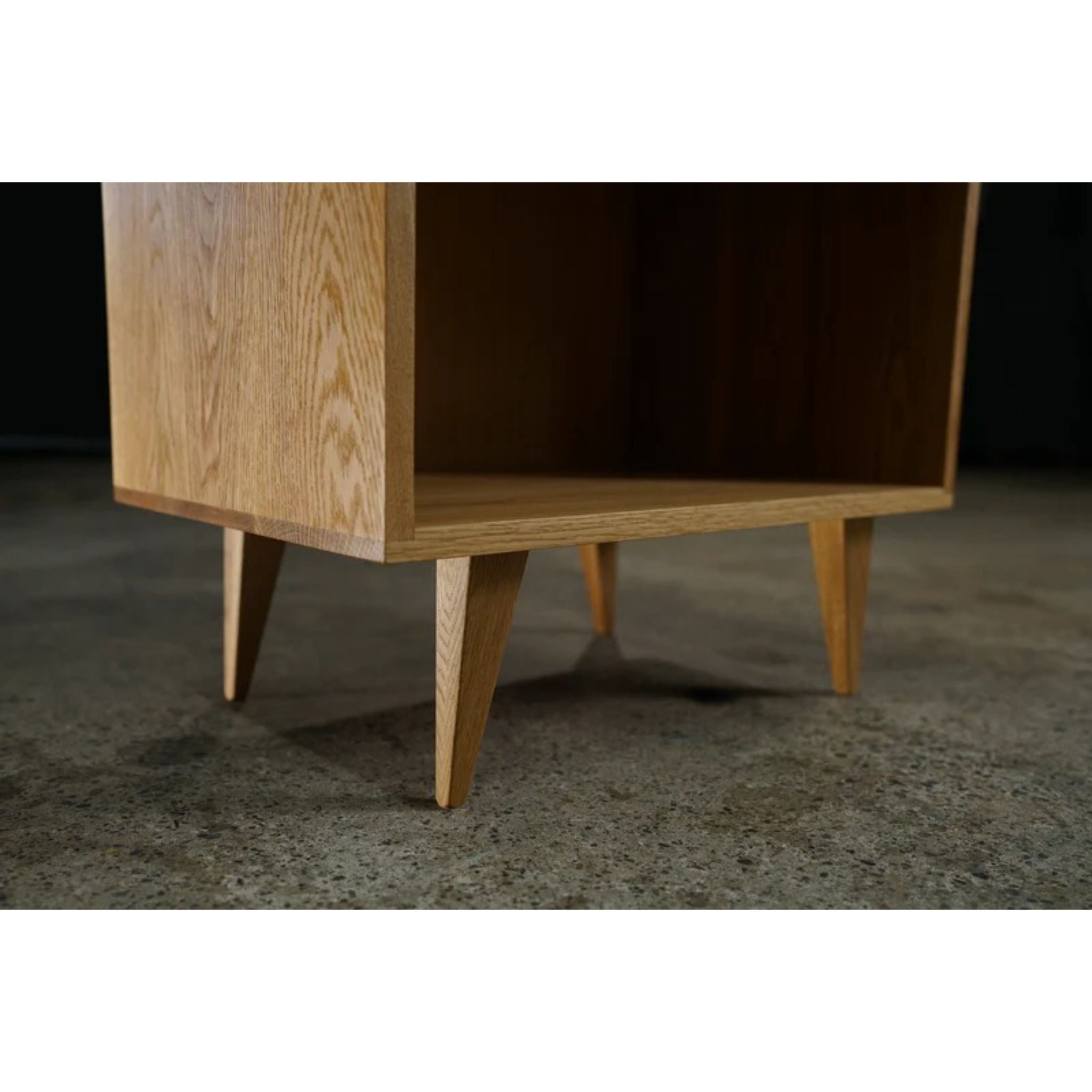 Fullstack Bookcase (Alt) BC06 Bottom View by Tomfoolery Wood Co