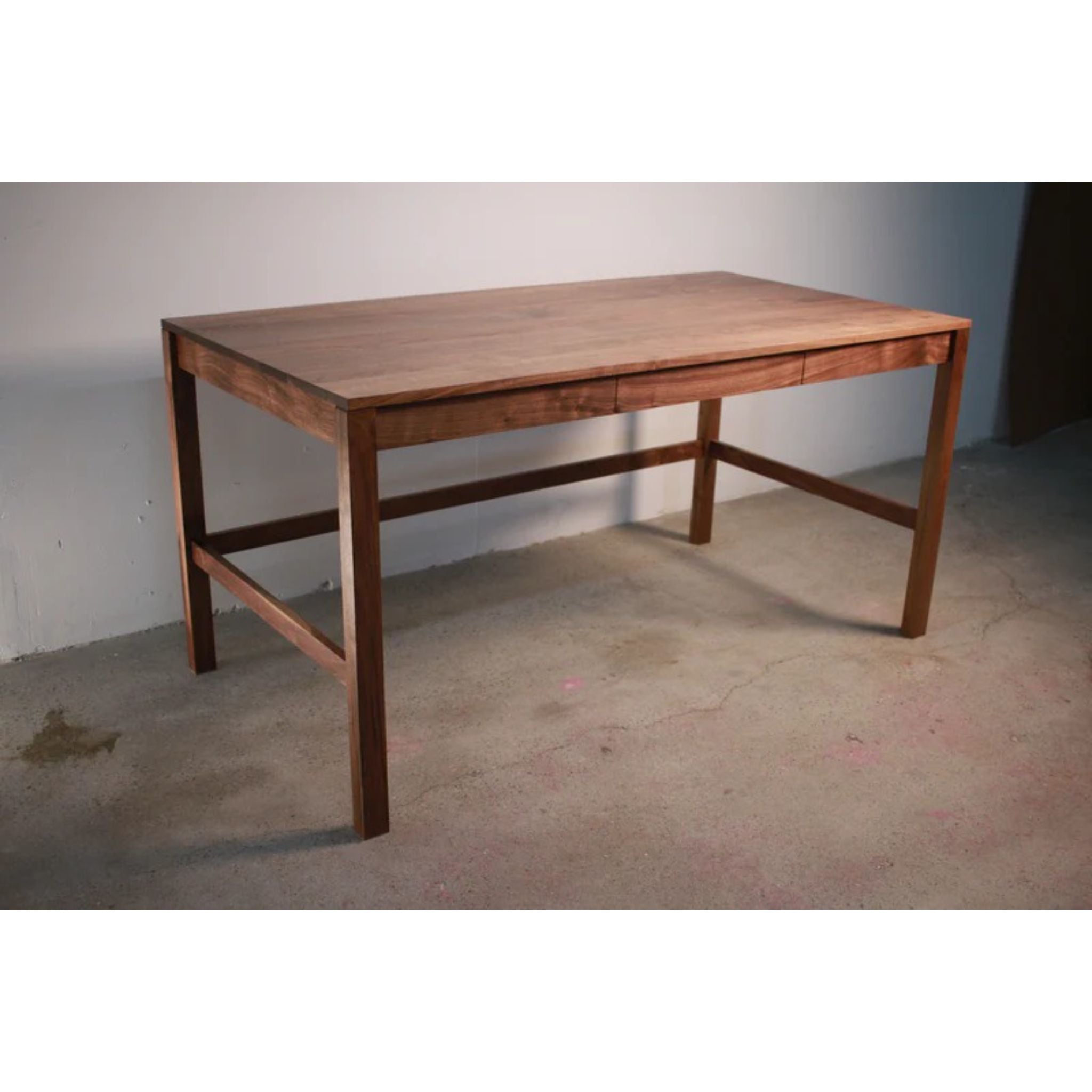 Ghooray Desk DK03 Full Side View by Tomfoolery Wood Co