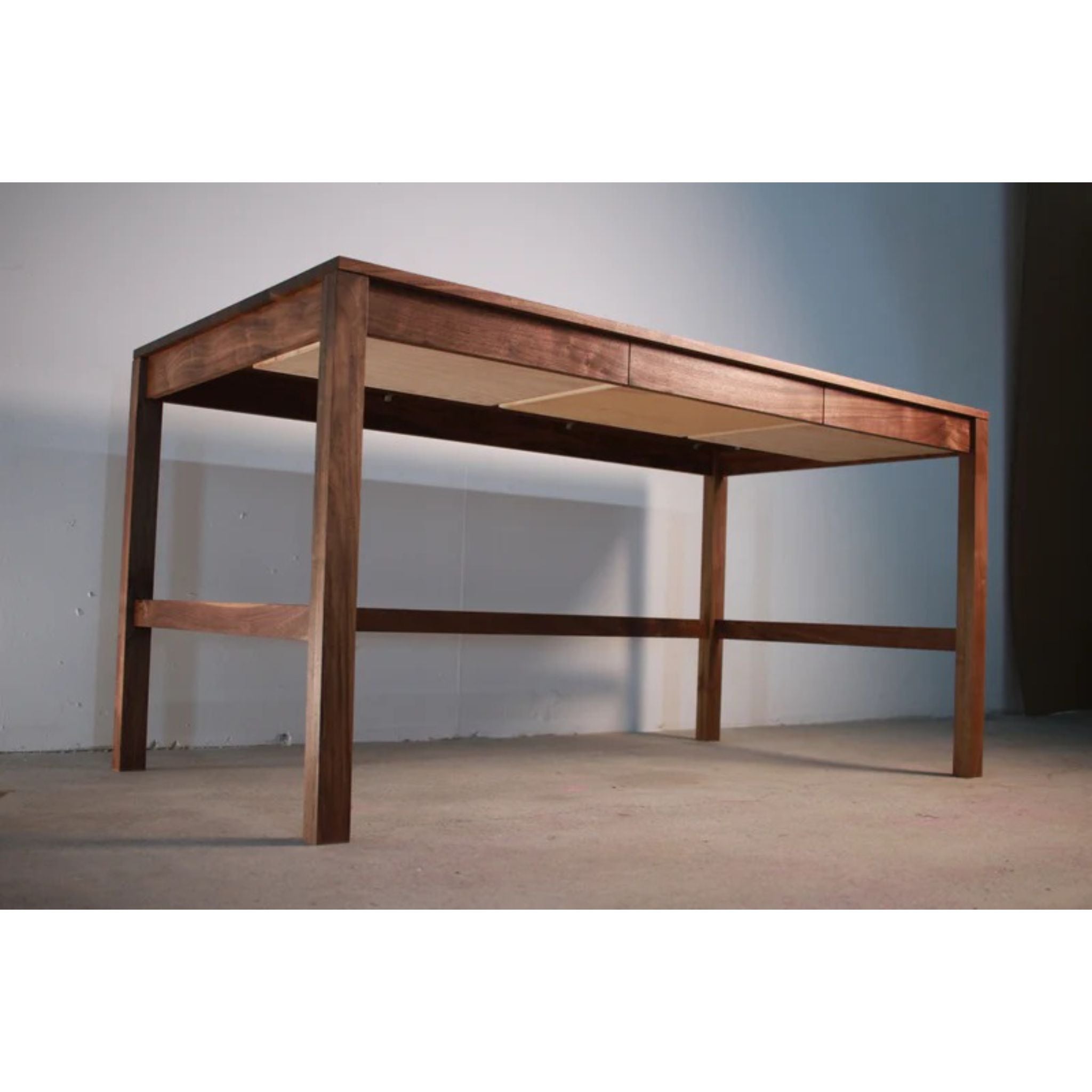 Ghooray Desk DK03 Side View by Tomfoolery Wood Co