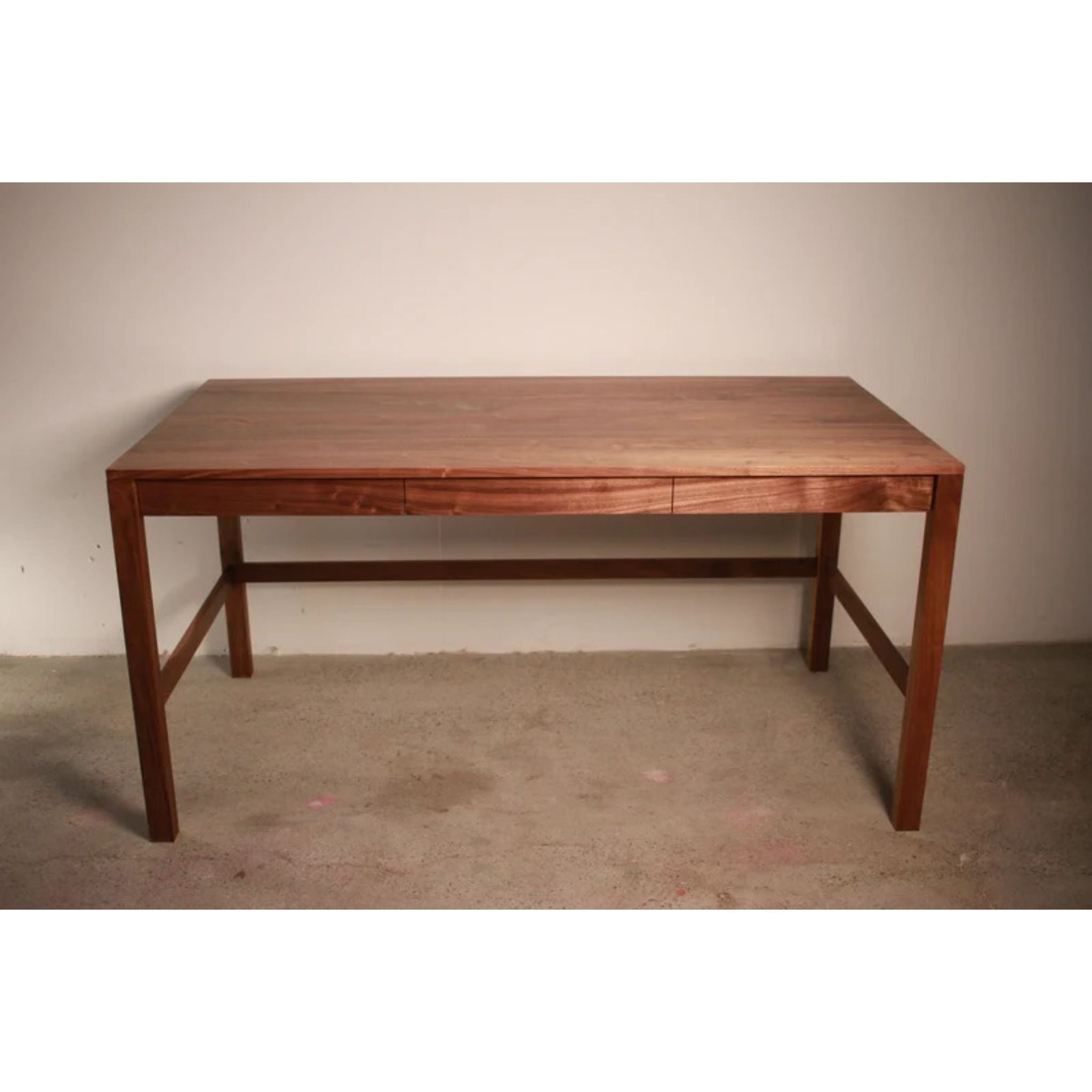 Ghooray Desk DK03 Top Front View by Tomfoolery Wood Co