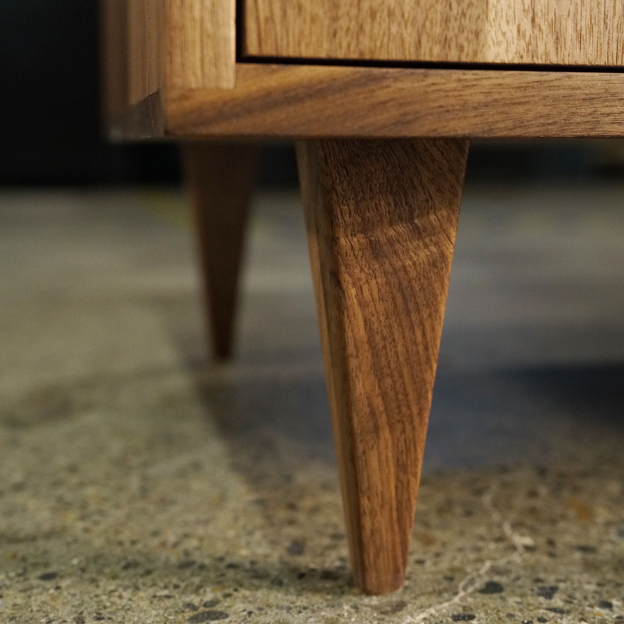 Gilles Hutch 3 Drawer 80W HU01 Bottom View by Tomfoolery Wood Co