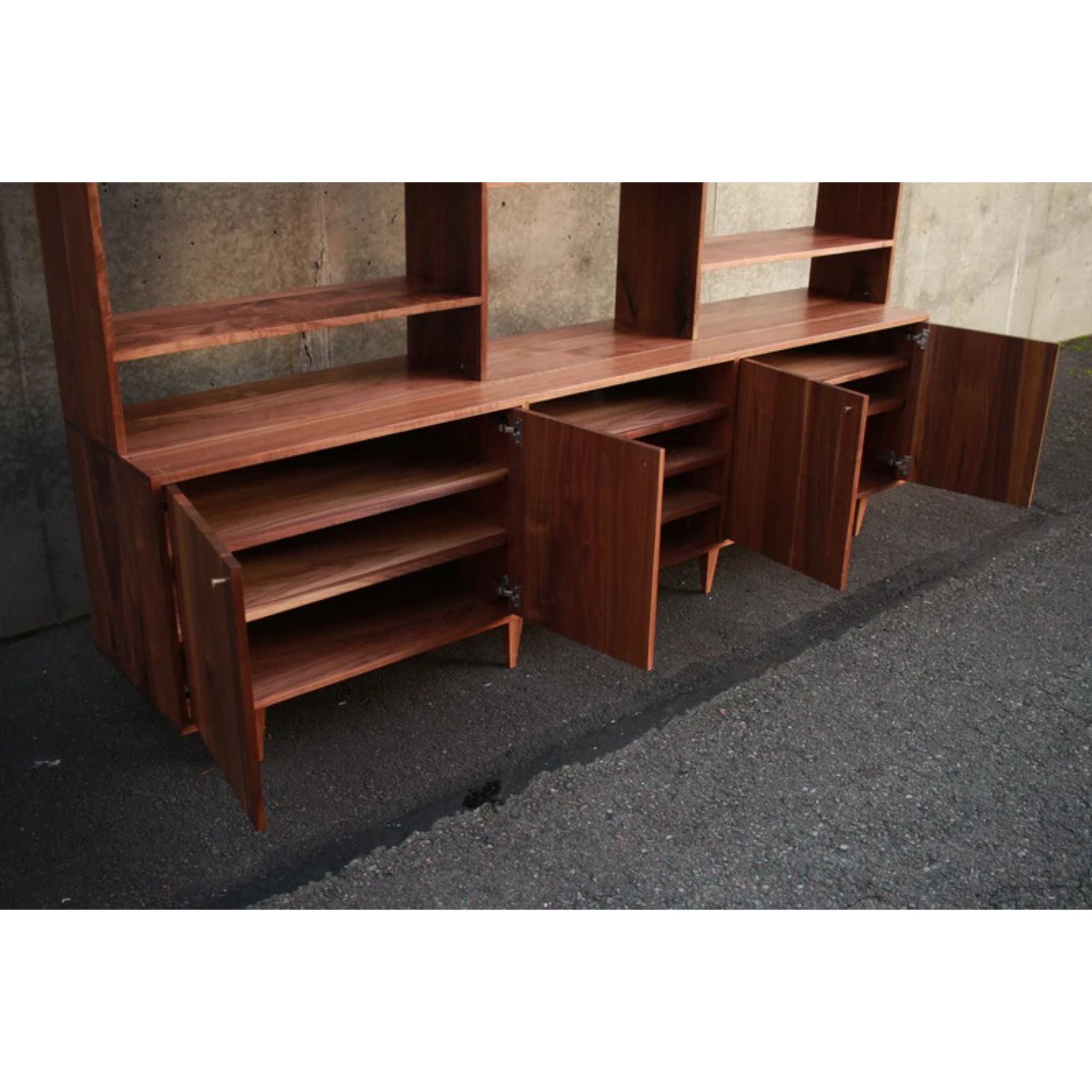 Gilles Hutch HU08 Opened Doors View by Tomfoolery Wood Co