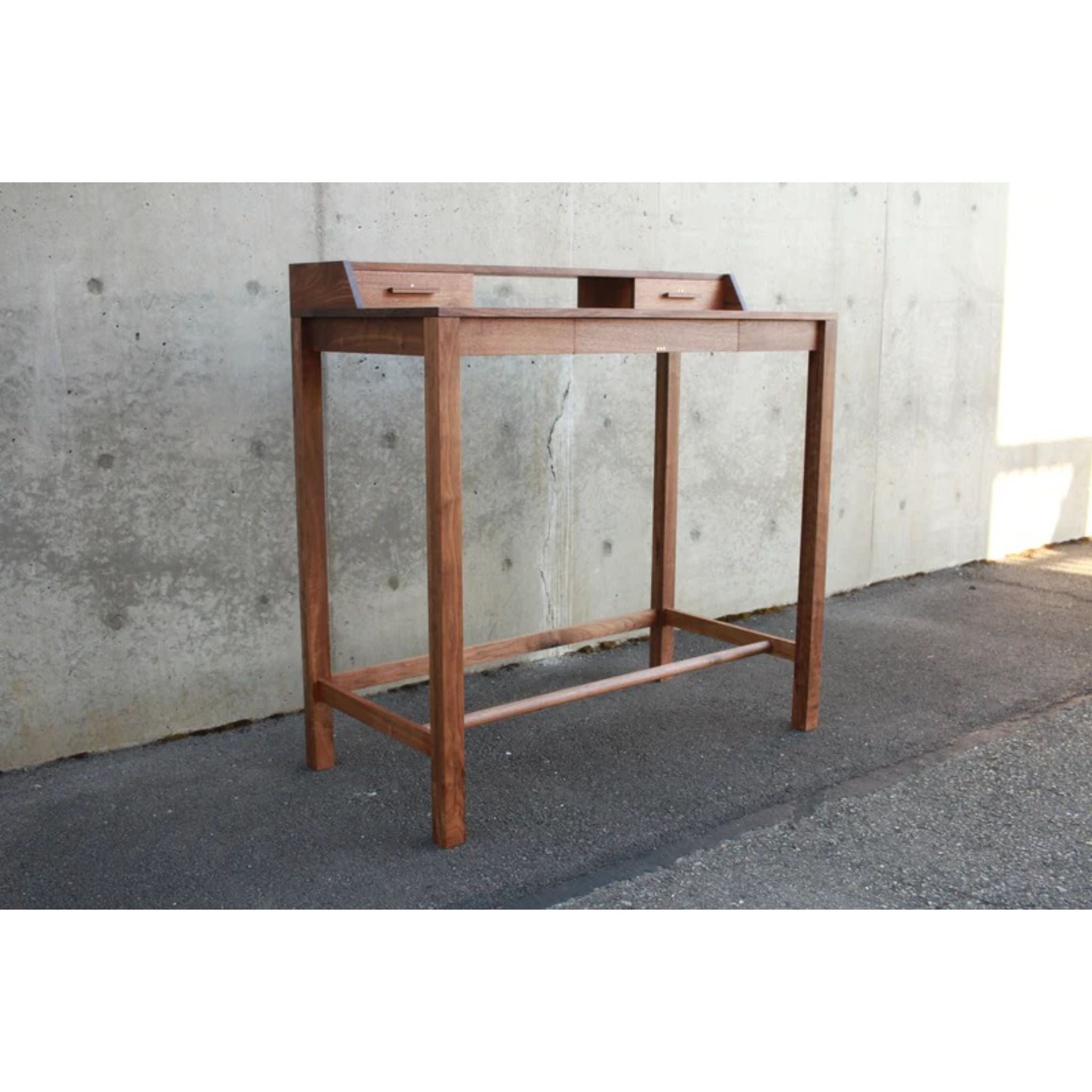 Gordon Standing Desk DK04 Full View by Tomfoolery Wood Co