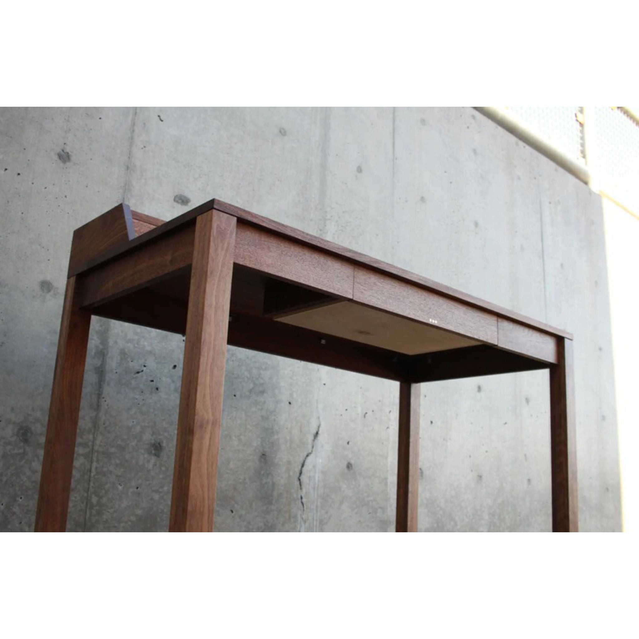 Gordon Standing Desk DK04 Side View by Tomfoolery Wood Co