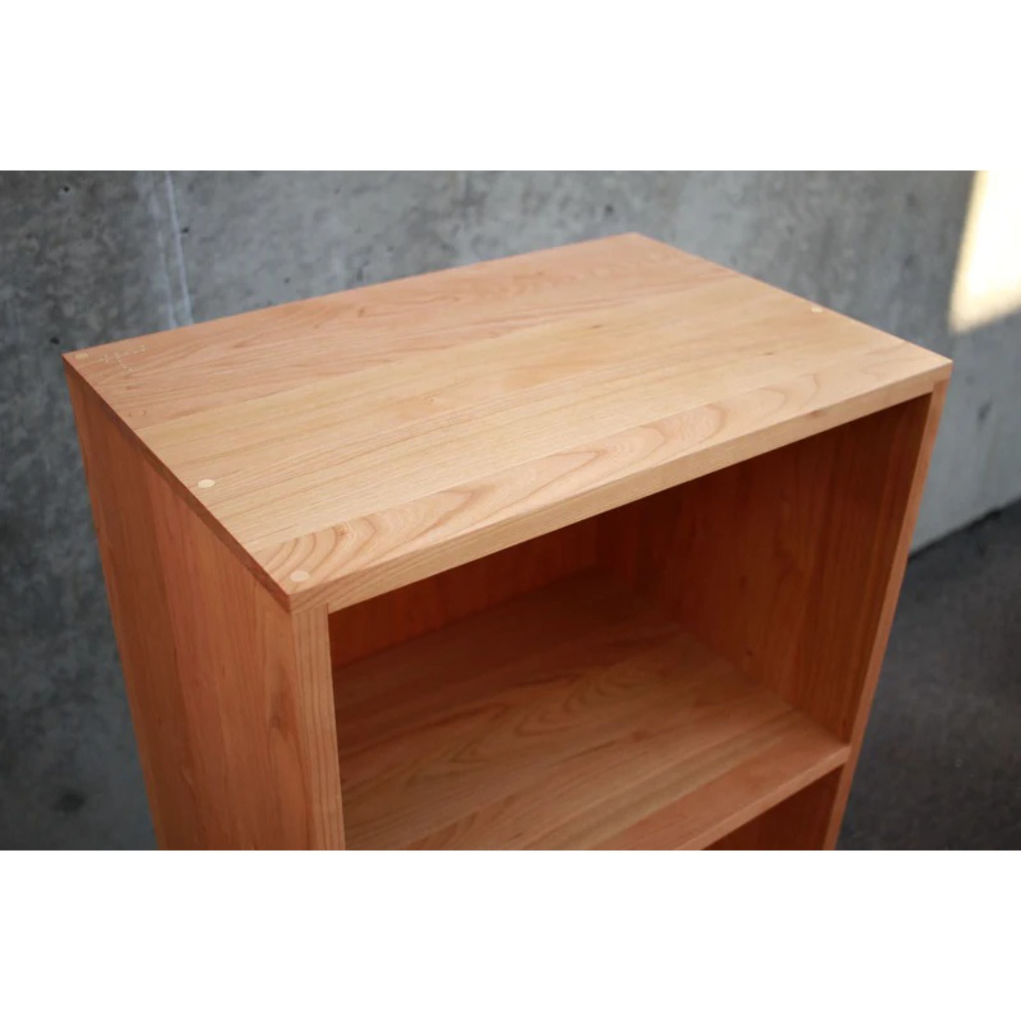 Halfstack Bookcase BC15 Top Side View by Tomfoolery Wood Co