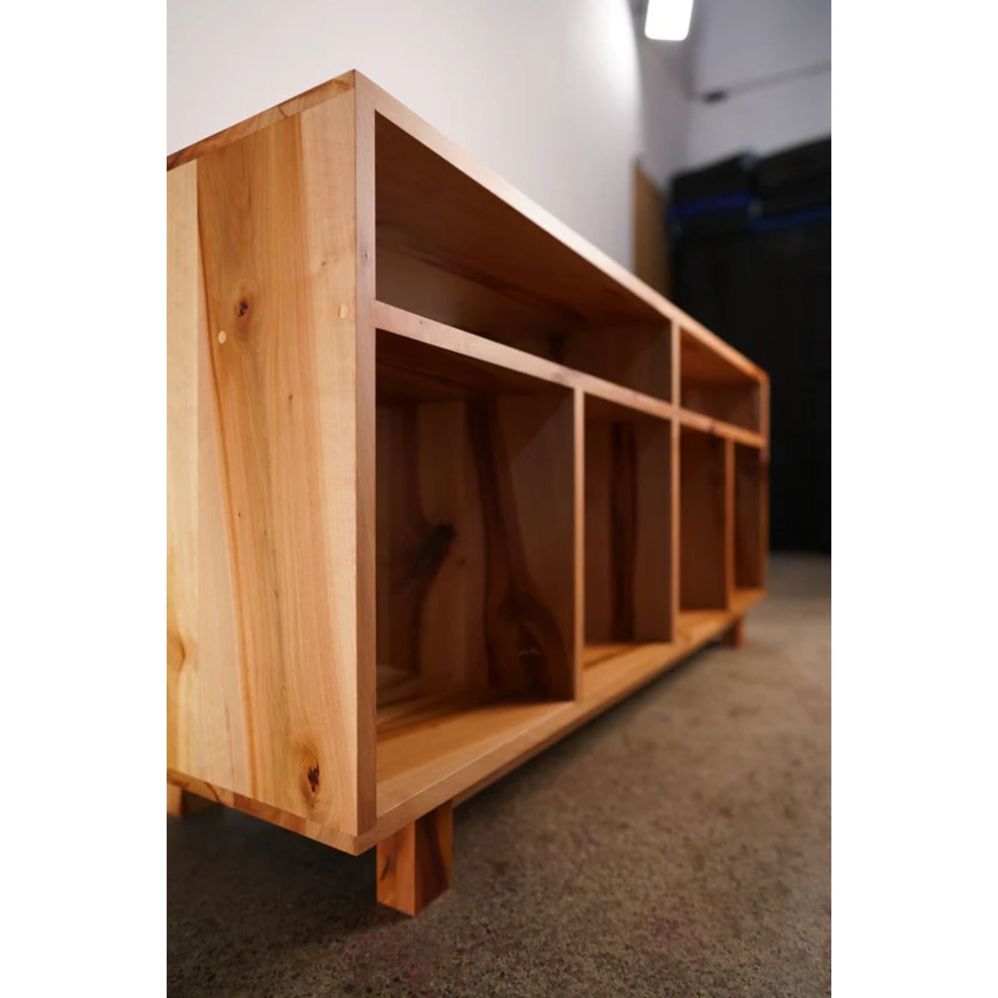 Heath Console CN08 Left Side View by Tomfoolery Wood Co