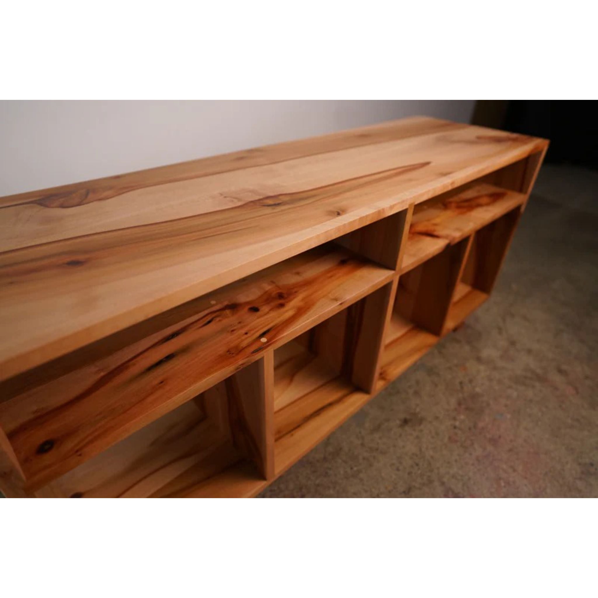 Heath Console CN08 Top Side Closeup View by Tomfoolery Wood Co