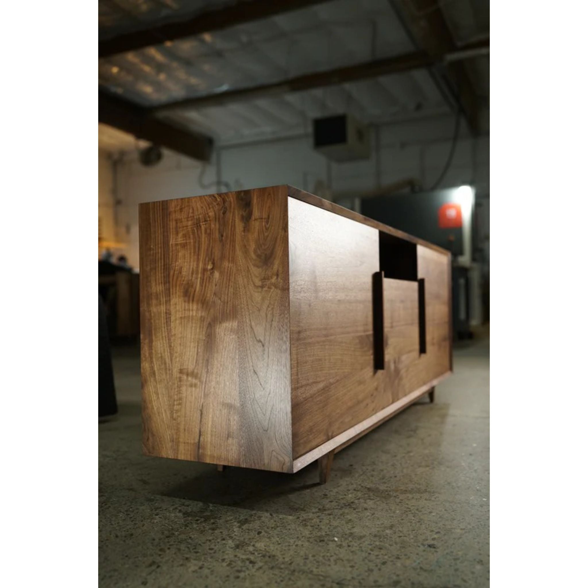 Hein Modern Console 3.0 CN63 Left Side View by Tomfoolery Wood Co