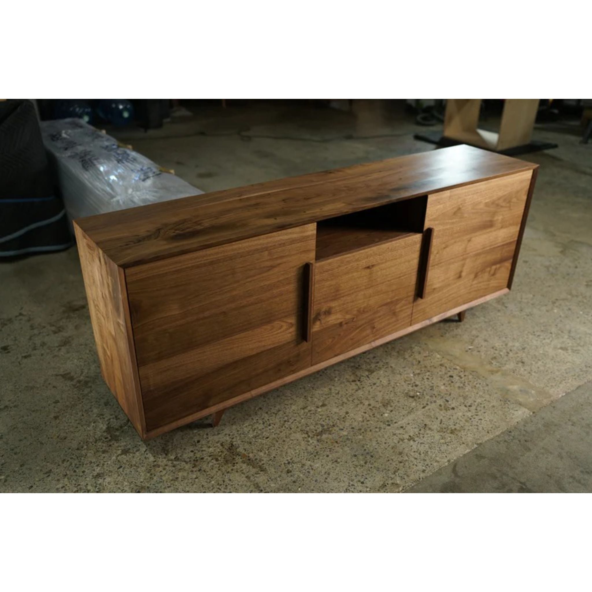 Hein Modern Console 3.0 CN63 Top Side View by Tomfoolery Wood Co