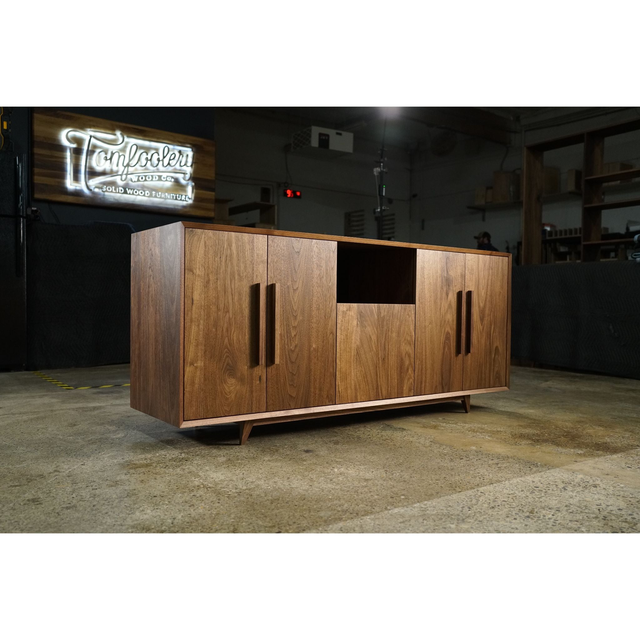Hein Modern Console 4.0 CN11 Front View by Tomfoolery Wood Co