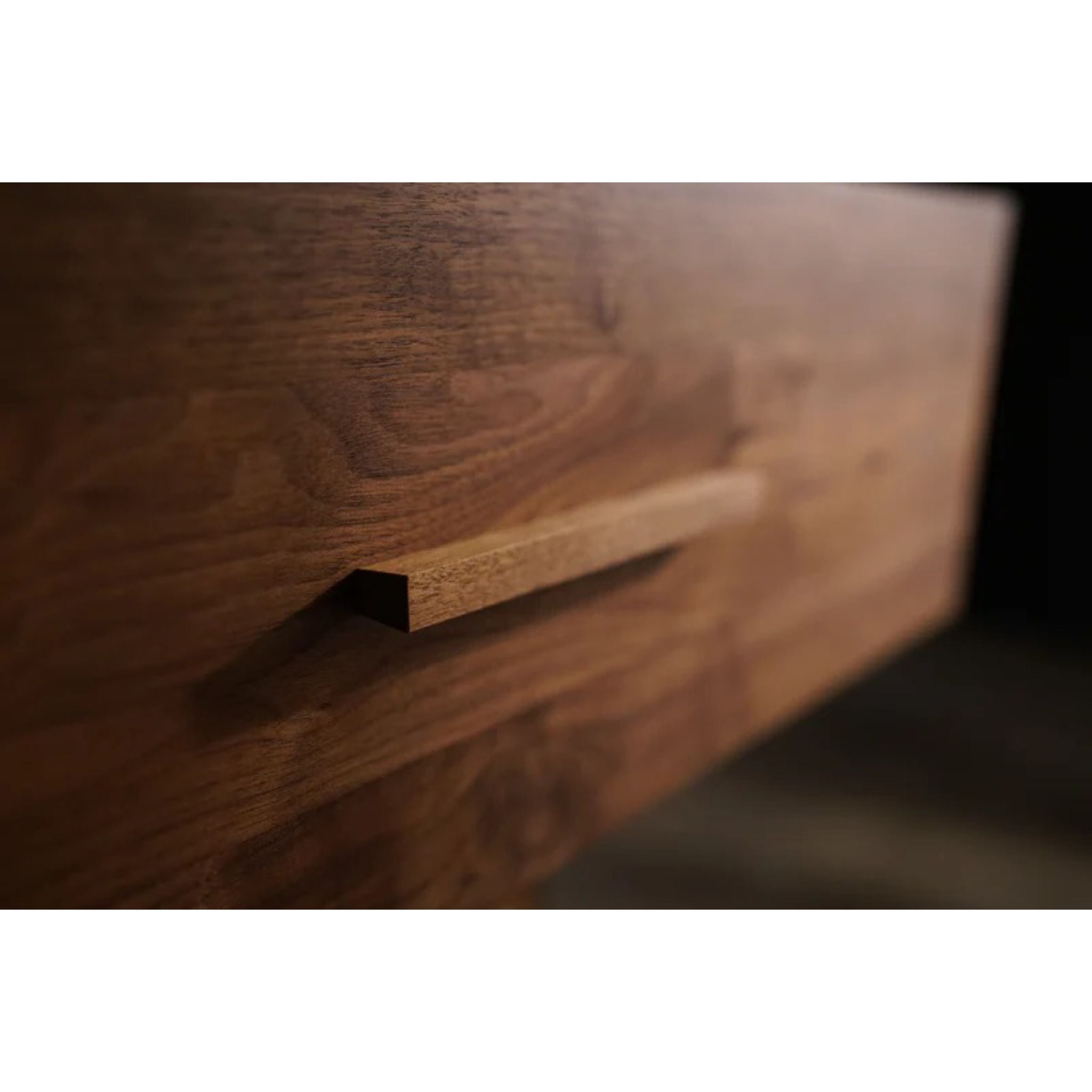 Highboy Dresser 5 Drawer DR02 Drawer Handle Closeup View by Tomfoolery Wood Co