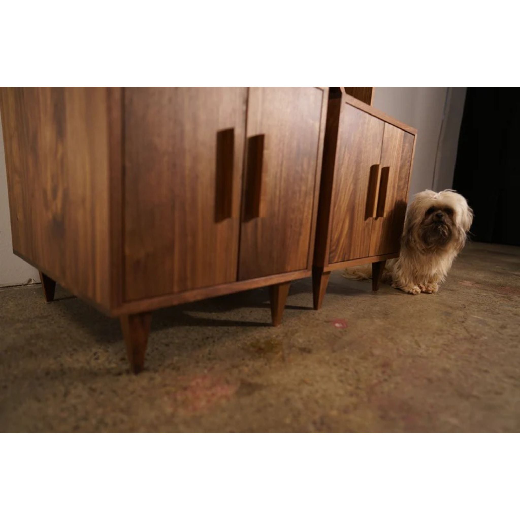 Jamieson Wine Tower BR04 Bottom Side View by Tomfoolery Wood Co