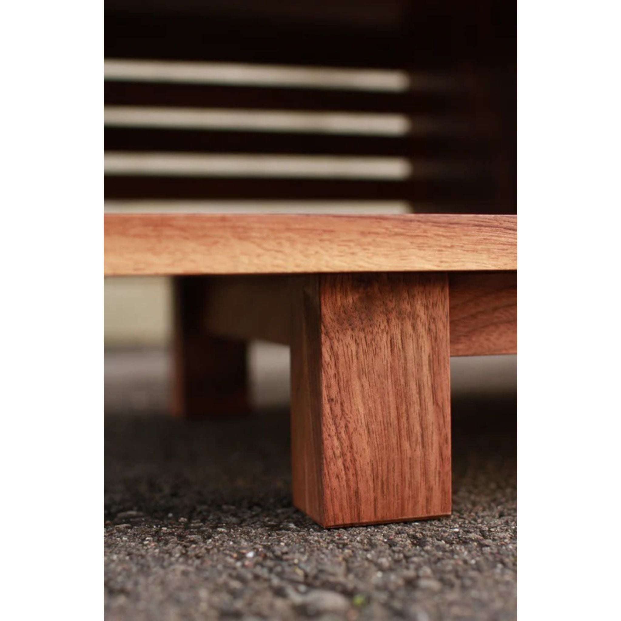 Joaquin Storage Bench 48 Wide BN16 Bottom View by Tomfoolery Wood Co 