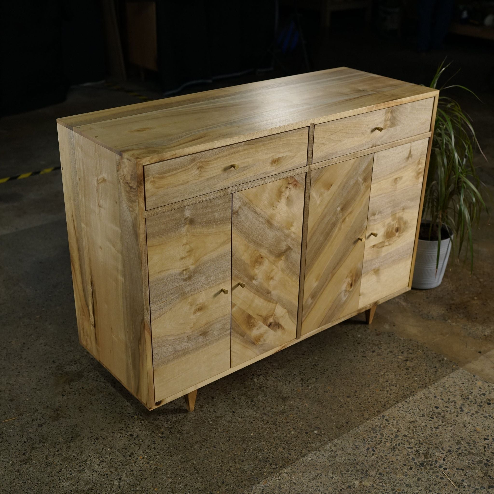 Jocson Buffet 48W CN05 Front Full View 2 by Tomfoolery Wood Co.