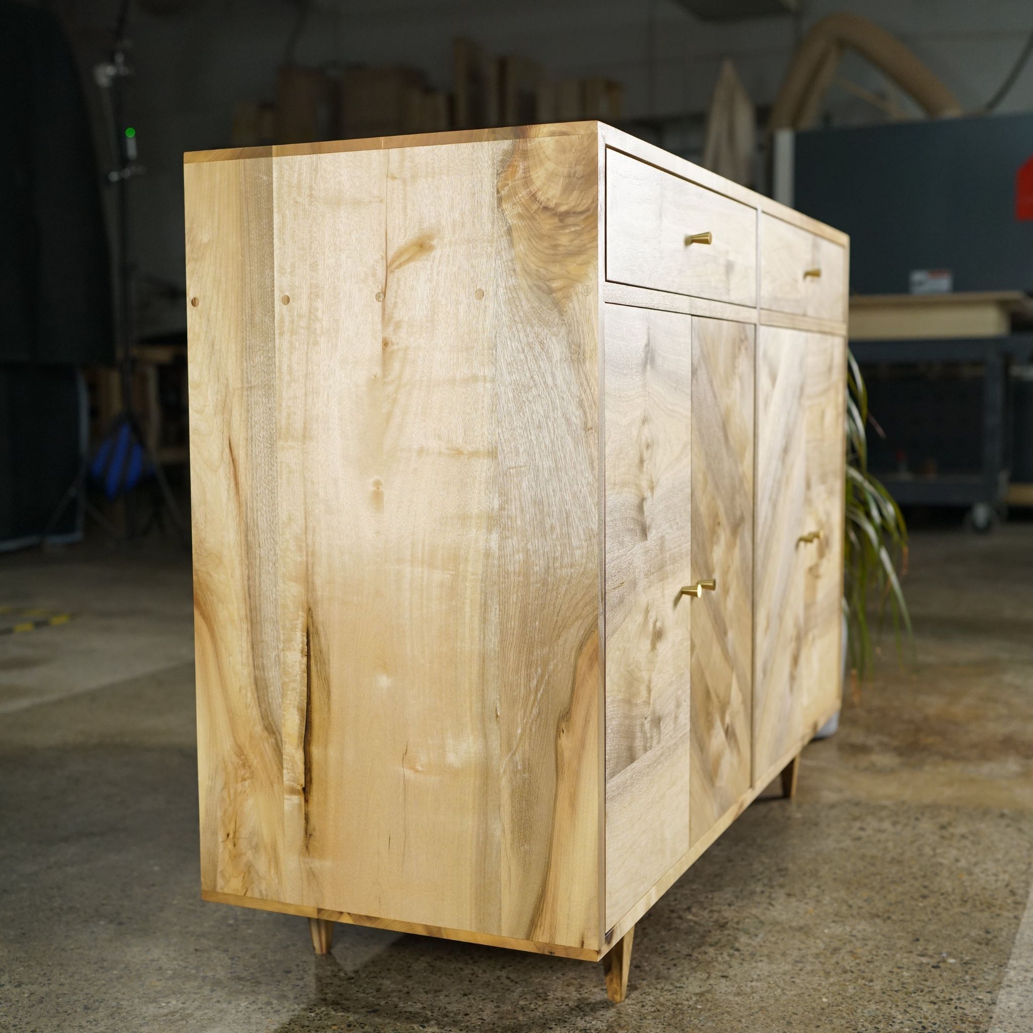 Jocson Buffet 48W CN05 Left Full View by Tomfoolery Wood Co.