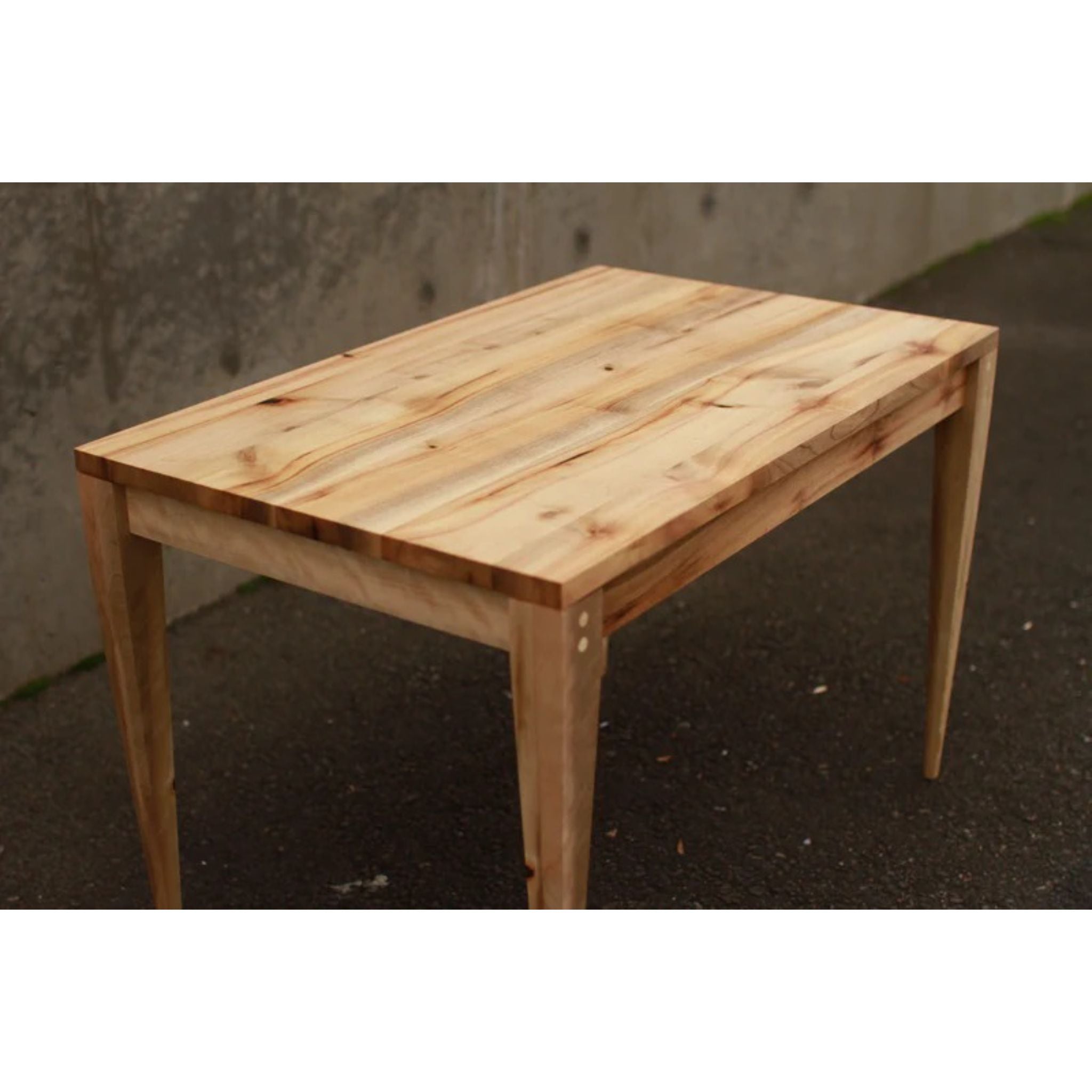 Lavios End Table ET05 Top Left Side View by Tomfoolery Wood Co