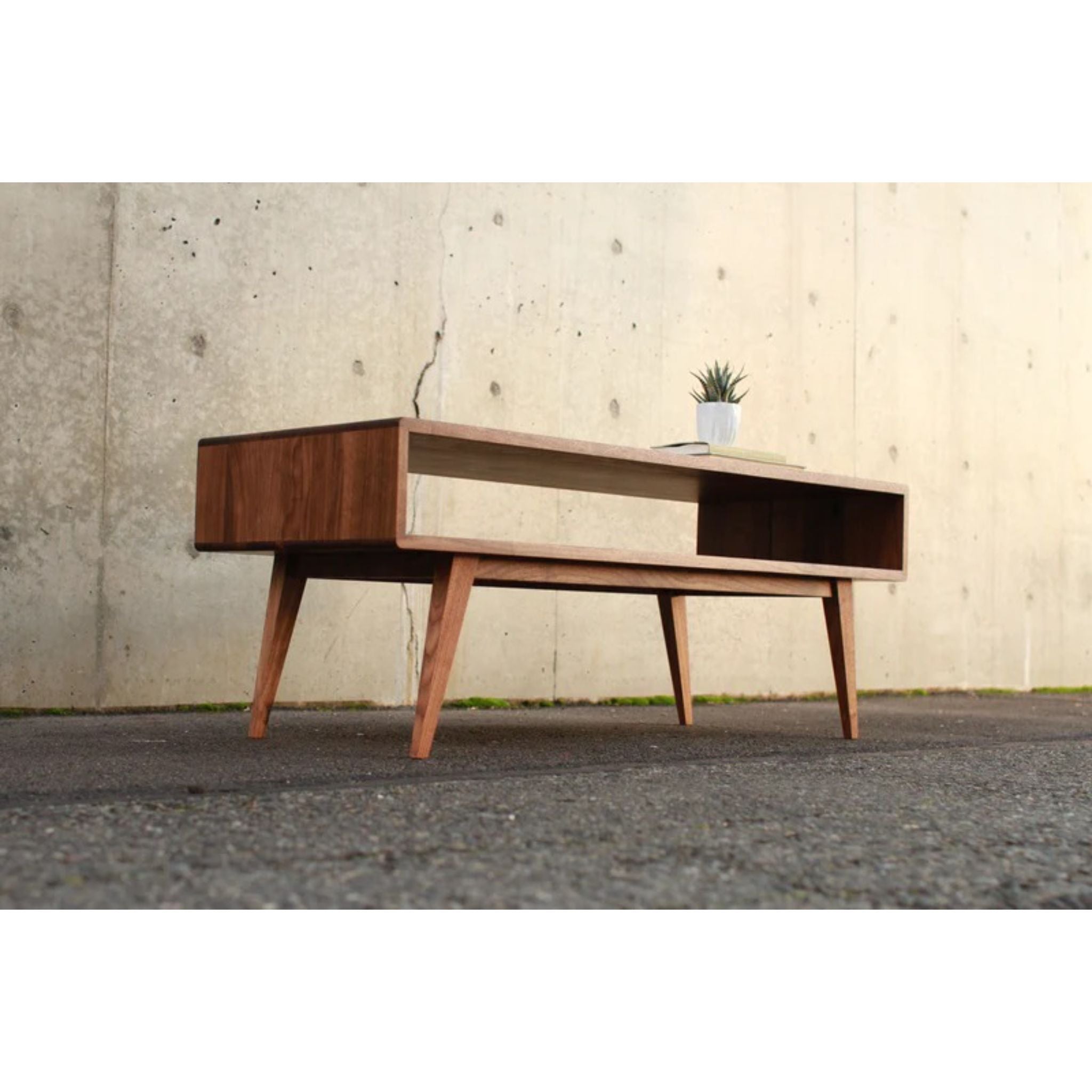 Legard Coffee Table TB25 Front Left View by Tomfoolery Wood Co