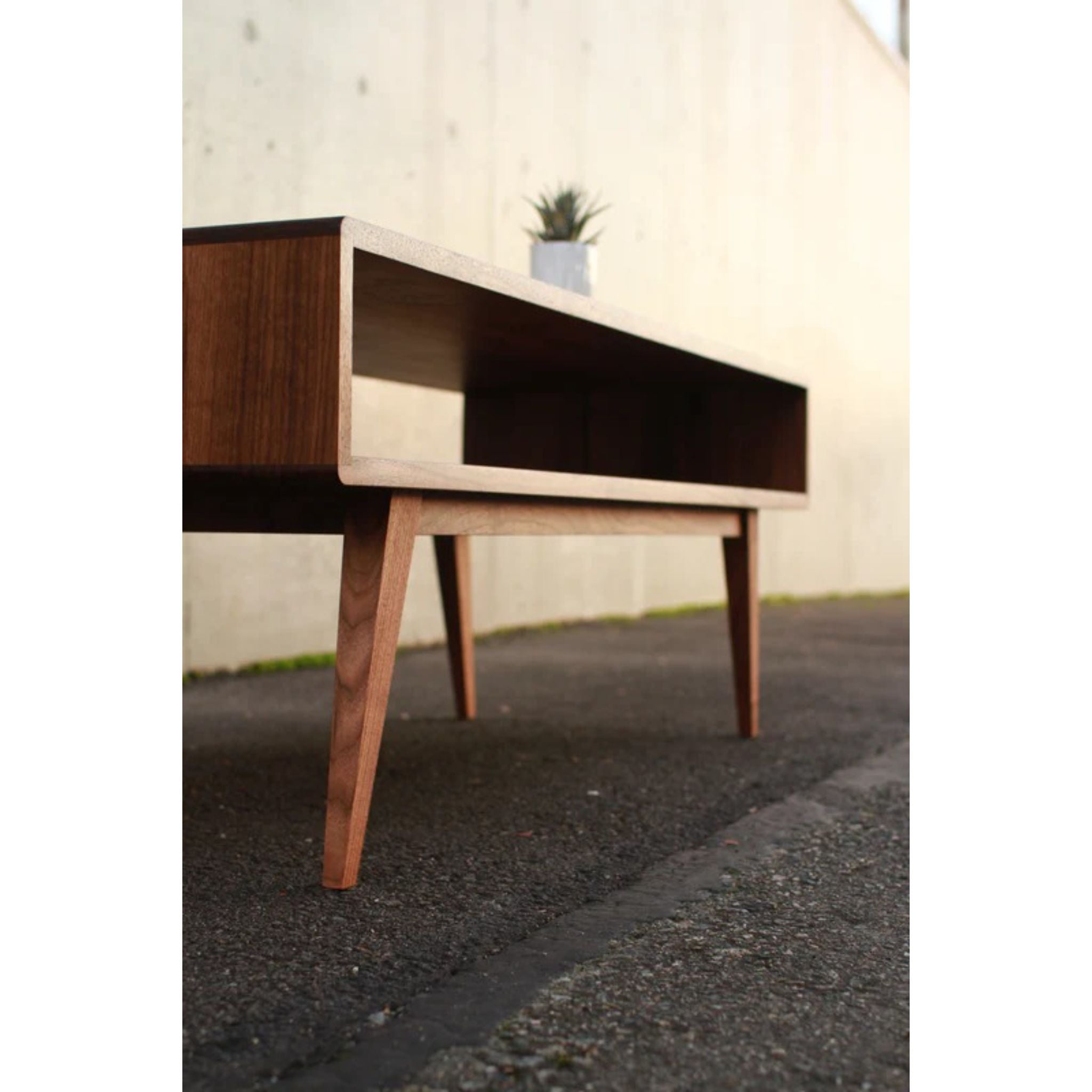Legard Coffee Table TB25 Left Side View by Tomfoolery Wood Co