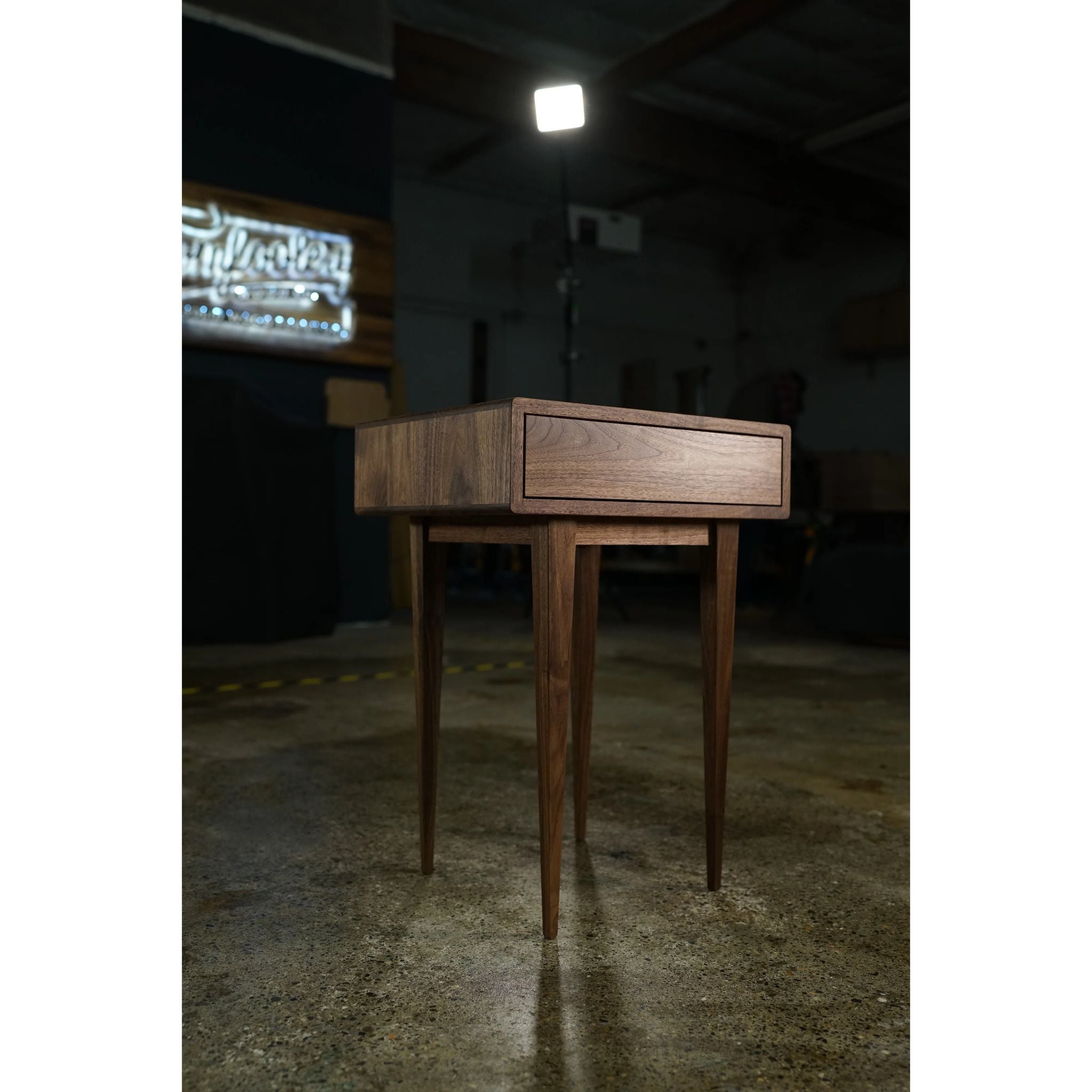 Legard End Table TB11 Full View by Tomfoolery Wood Co