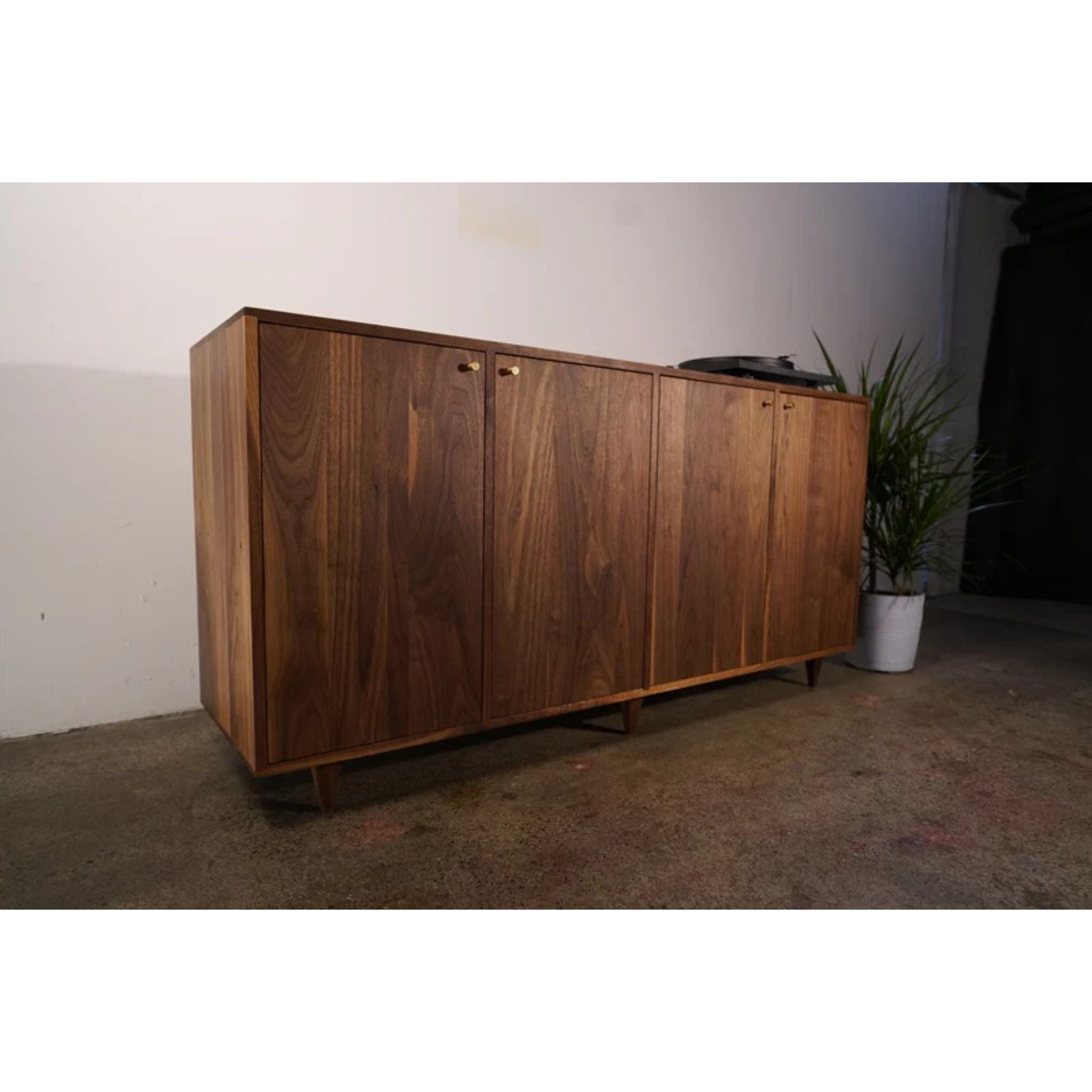 Miller Console CN67 Full Side View by Tomfoolery Wood Co