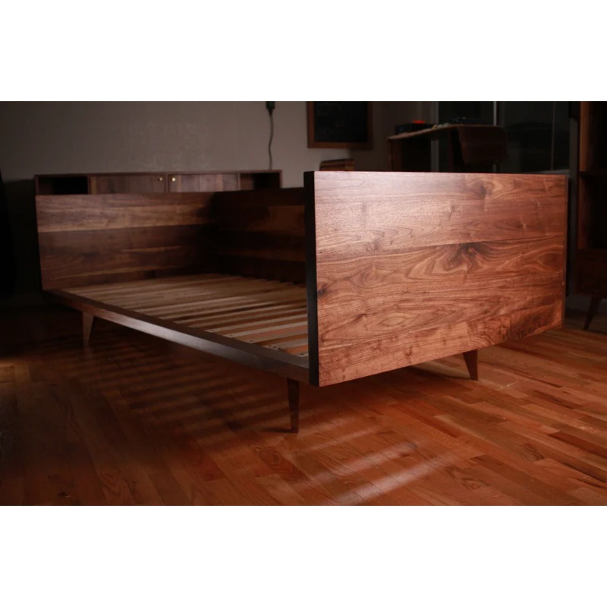 Modern Sofa Frame Side View by Tomfoolery Wood Co