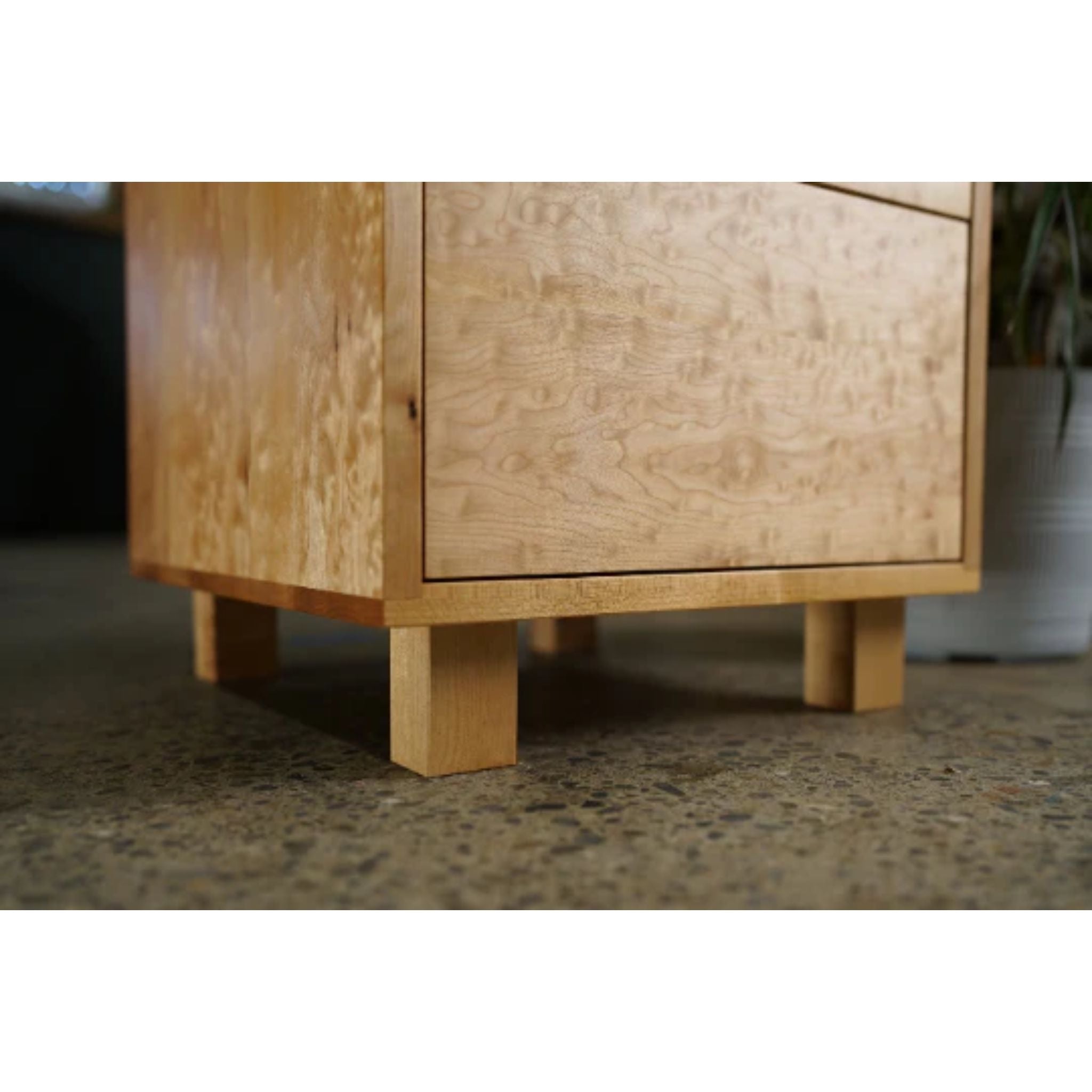 Mueller End Table (Alt) TB17 Bottom View by Tomfoolery Wood Co