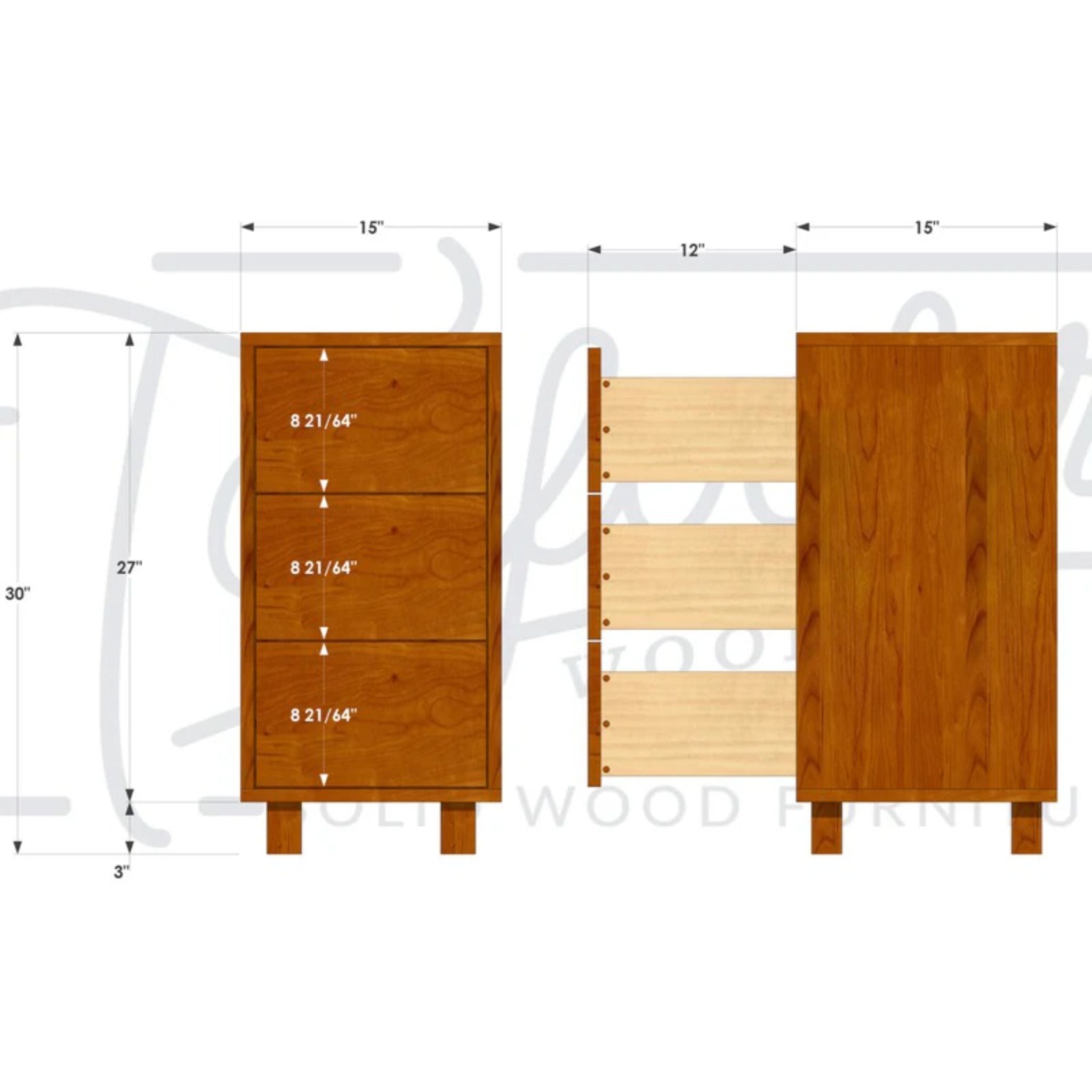 Mueller End Table (Alt) TB17 Dimensions by Tomfoolery Wood Co