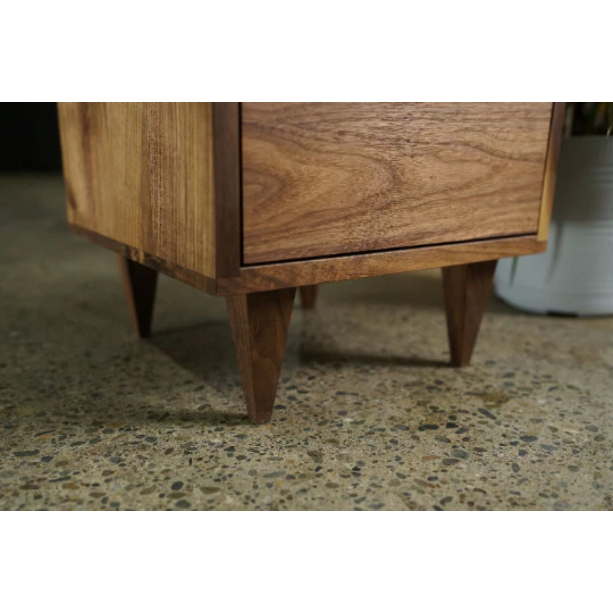 Mueller End Table TB03 Full Bottom View by Tomfoolery Wood Co