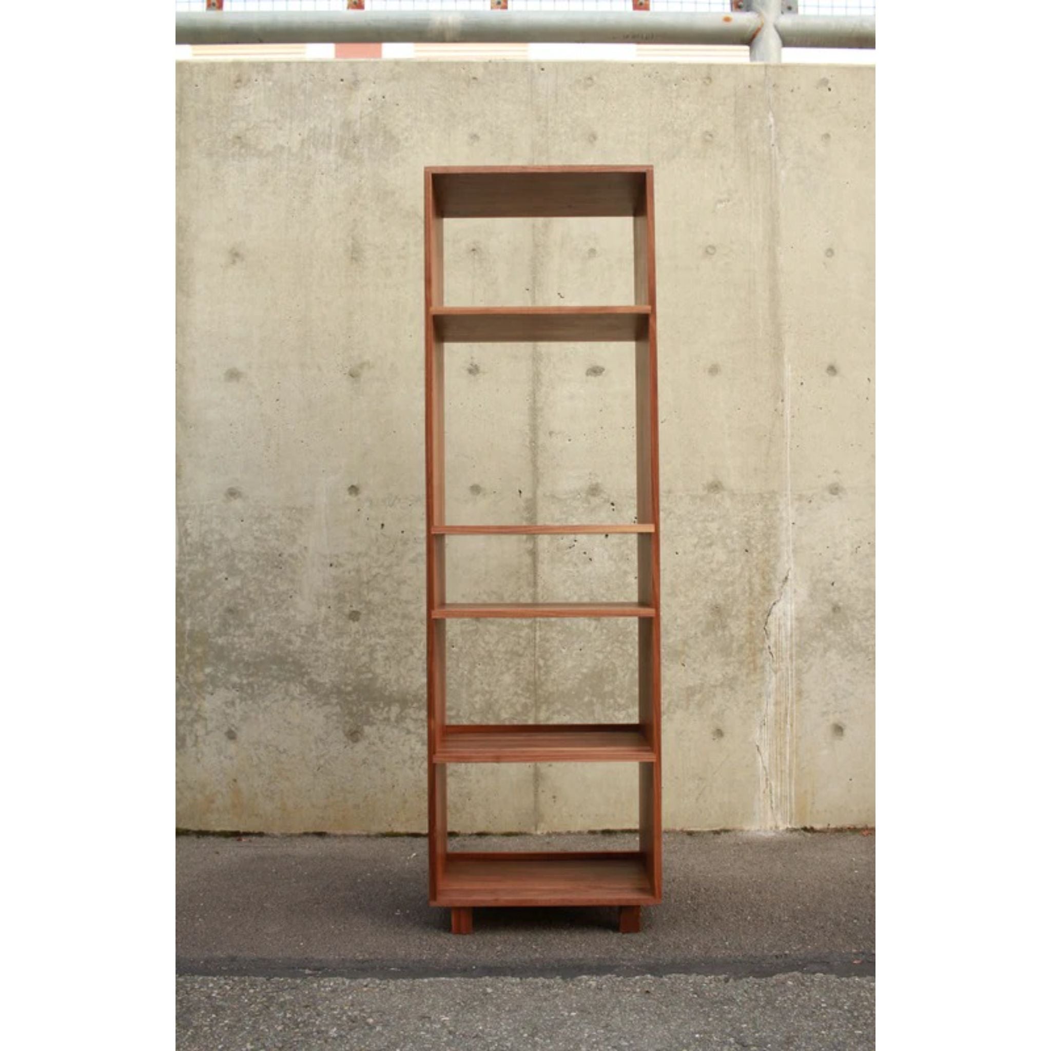 Mullins Vinyl Bookcase BC36 Front View by Tomfoolery Wood Co