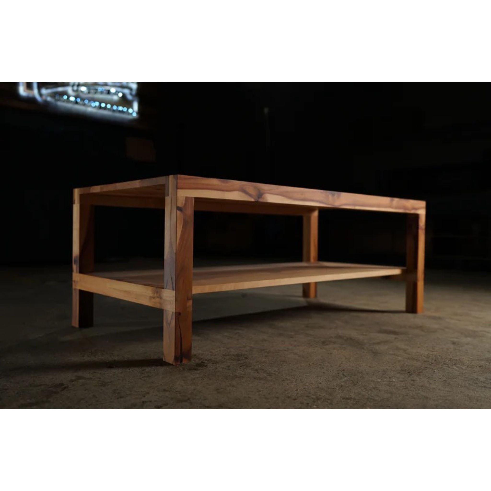 Nisqually Coffee Table 48 TB12 Full View by Tomfoolery Wood Co