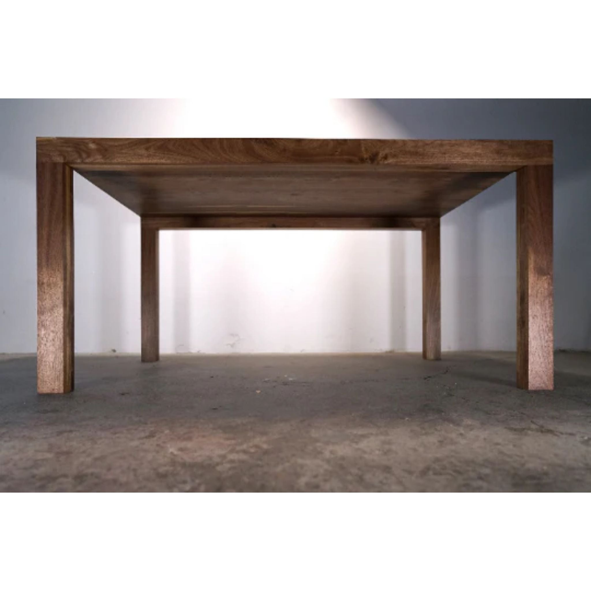 Nisqually Dining Table 60 W TB19  Bottom Front View by Tomfoolery Wood Co