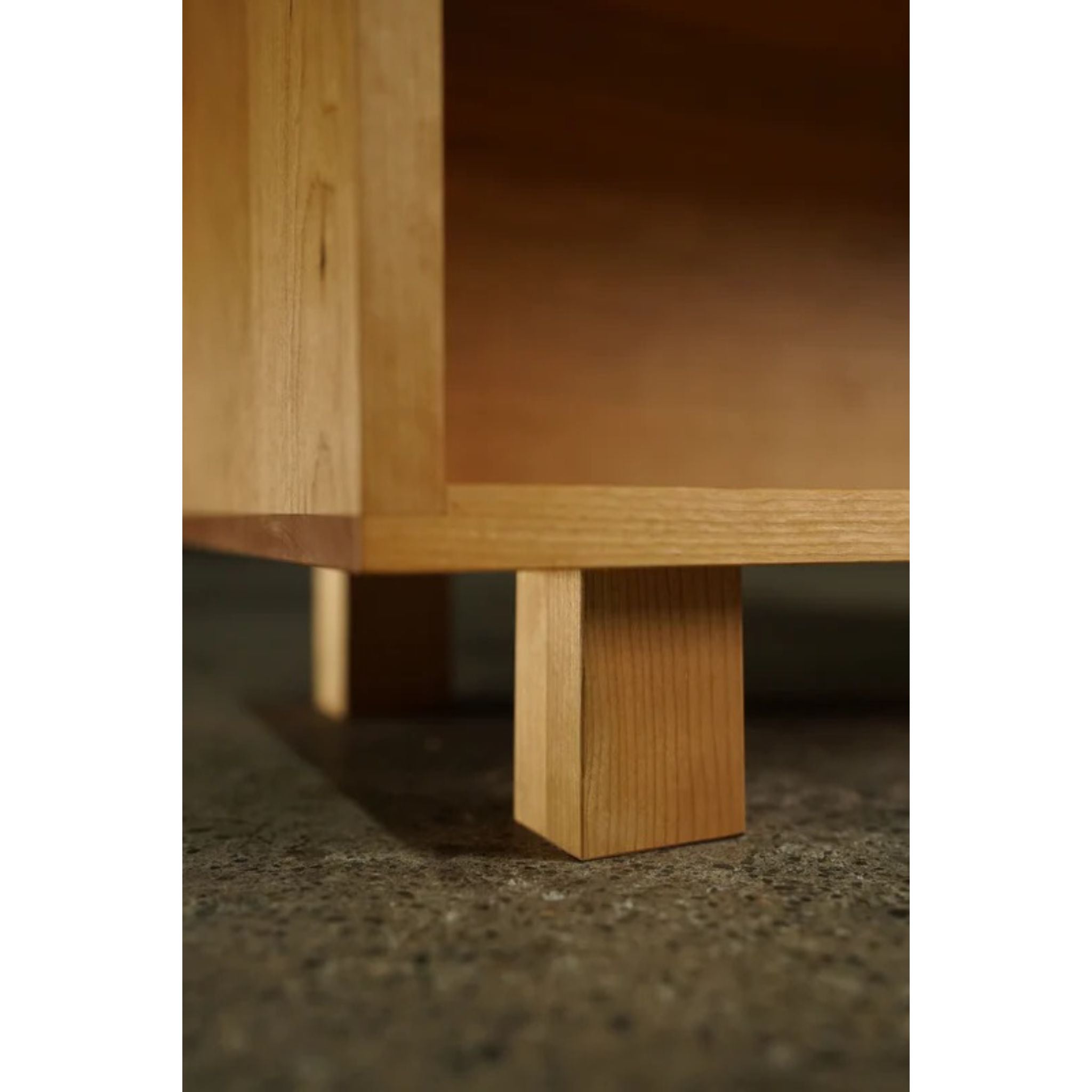 Office Bookcase BC19 Bottom View by Tomfoolery Wood Co