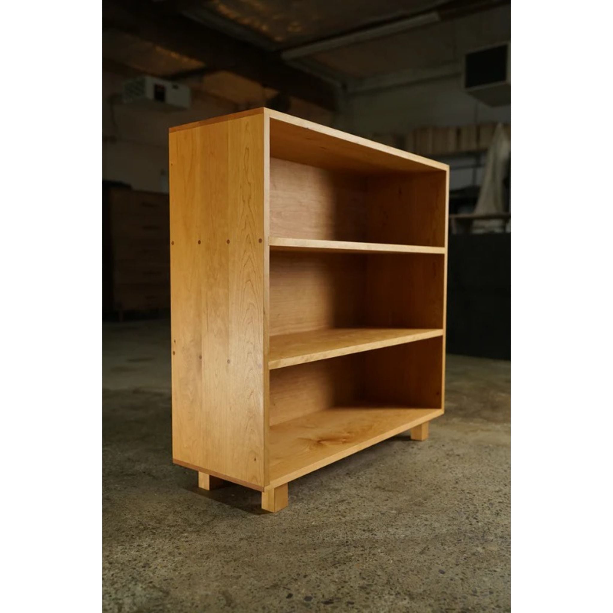 Office Bookcase BC19 Left Side View by Tomfoolery Wood Co