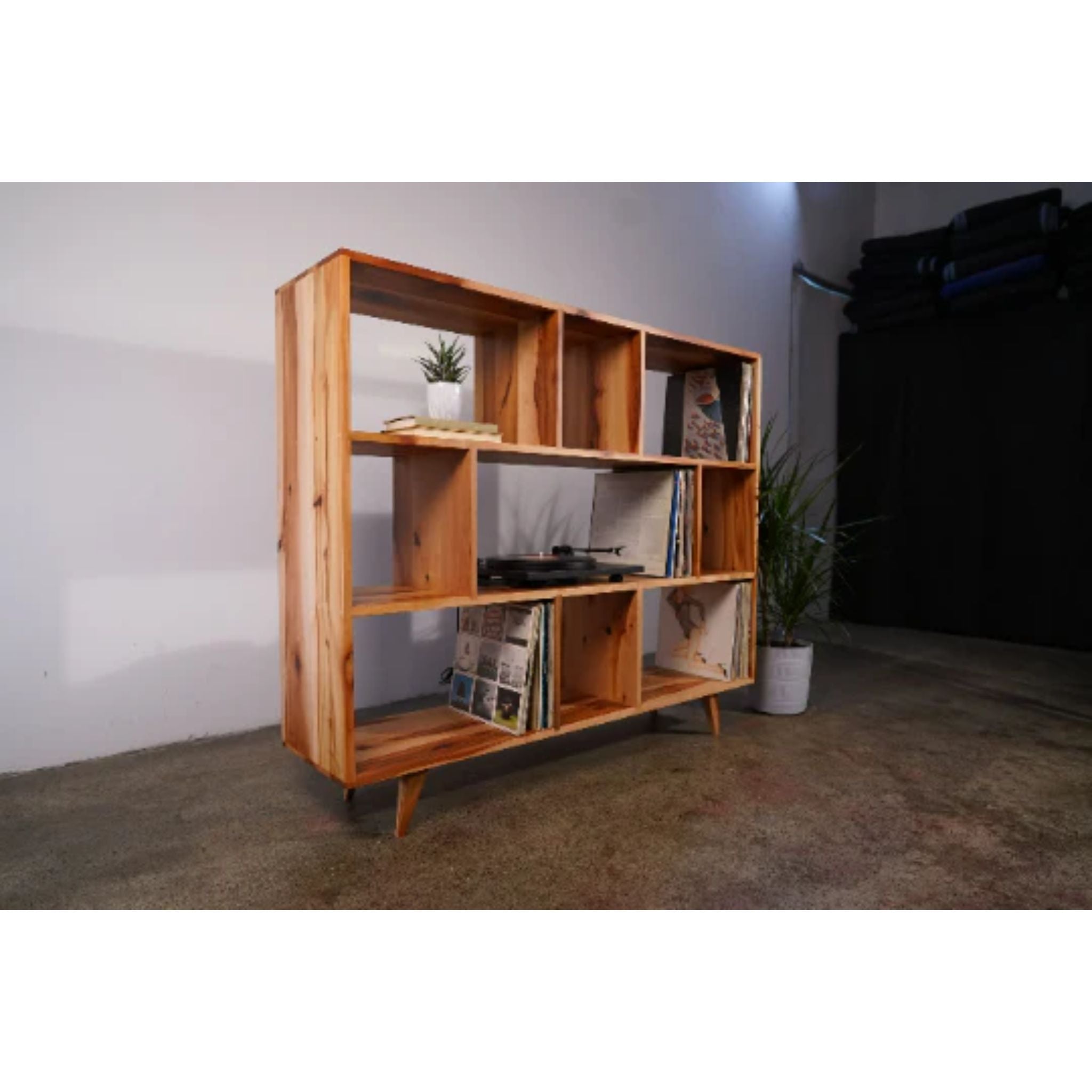 Okopal Vinyl Console CN97 Full View by Tomfoolery Wood Co