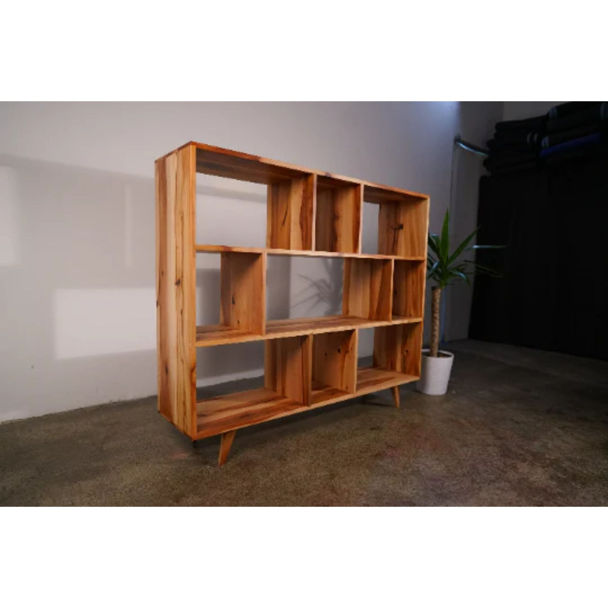 Okopal Vinyl Console CN97 Side View by Tomfoolery Wood Co