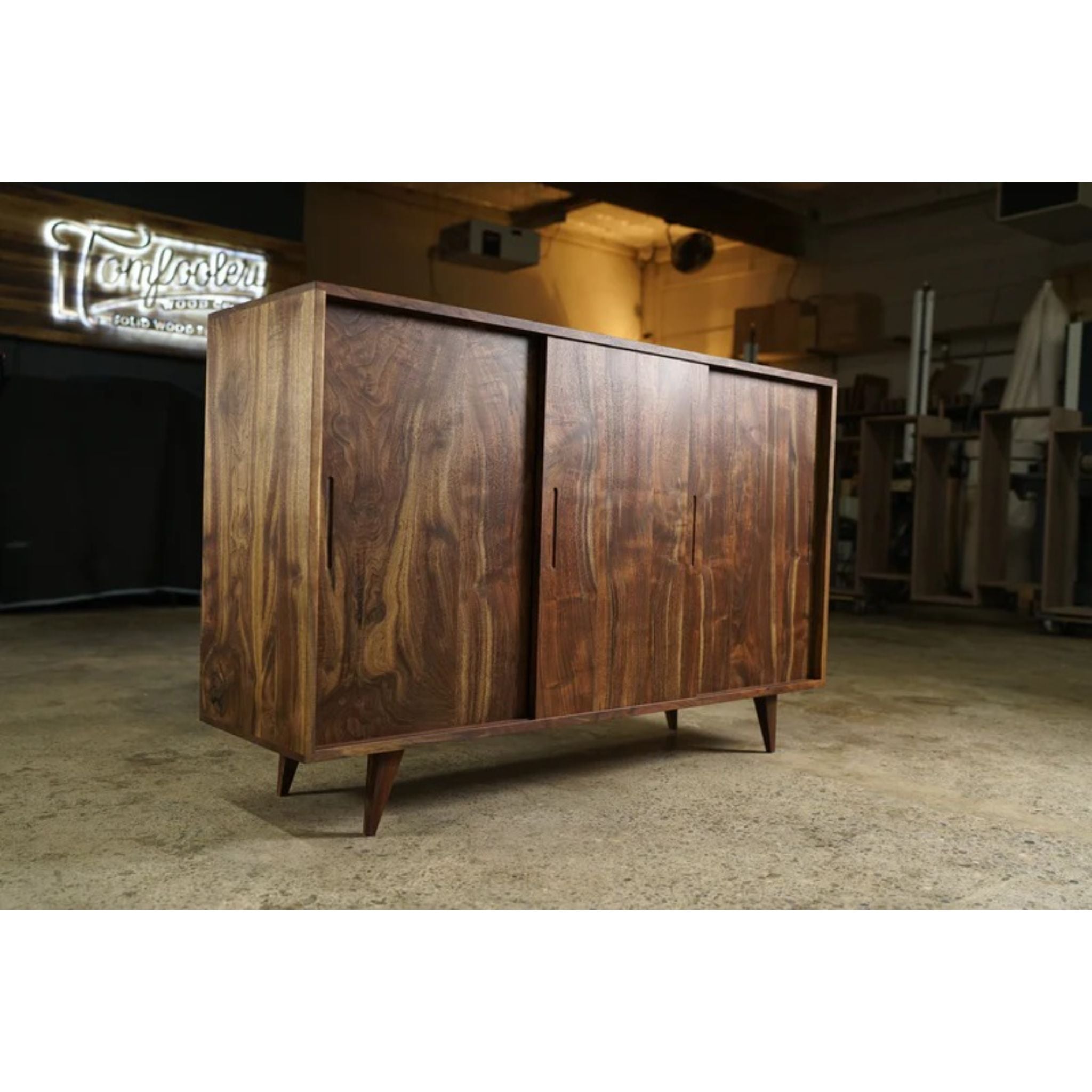 Peckham Console 2.0 ALT1 CN27 Full View by Tomfoolery Wood Co