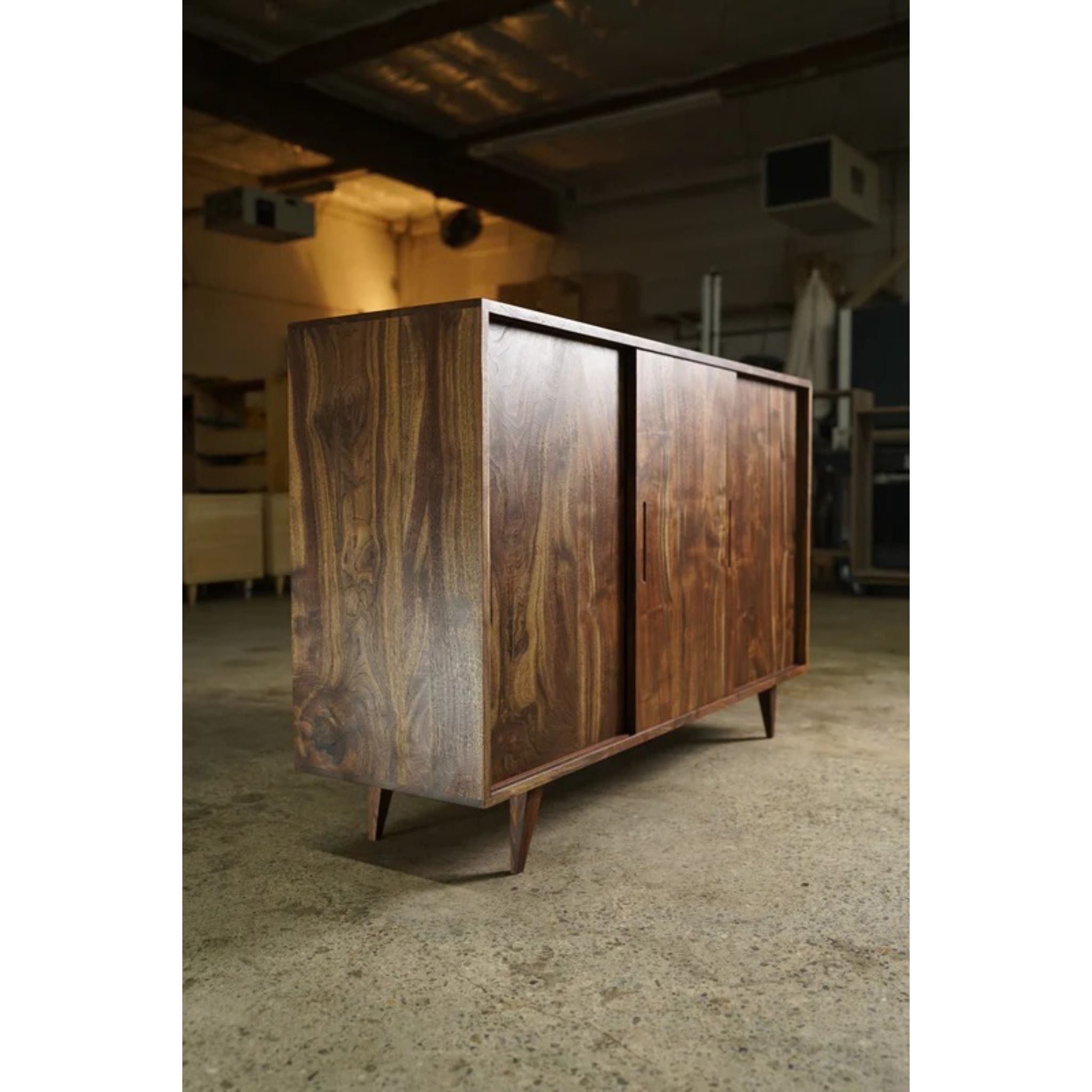 Peckham Console 2.0 ALT1 CN27 Left Side View by Tomfoolery Wood Co