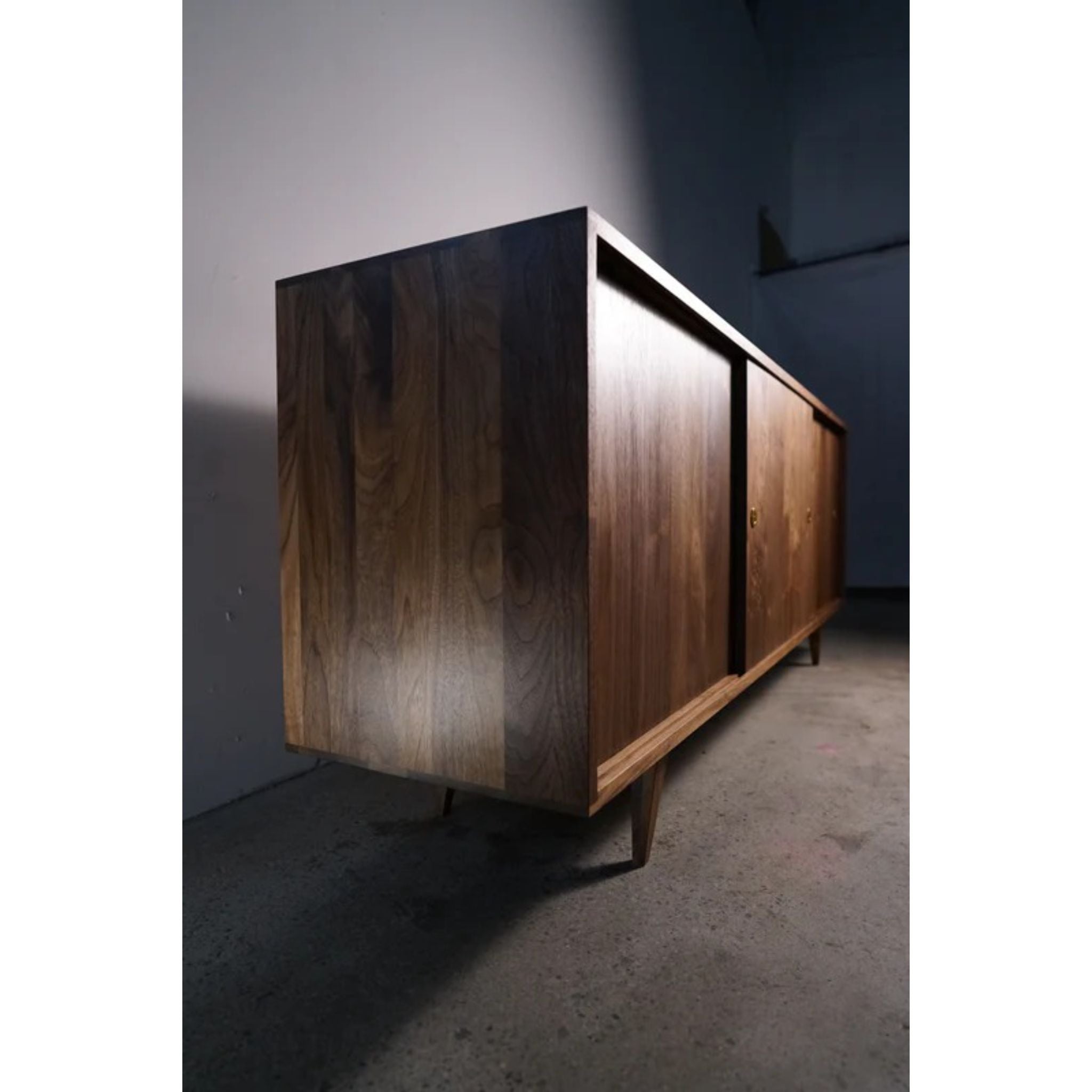 Peckham Console 2.0 CN69 Left Side View by Tomfoolery Wood Co