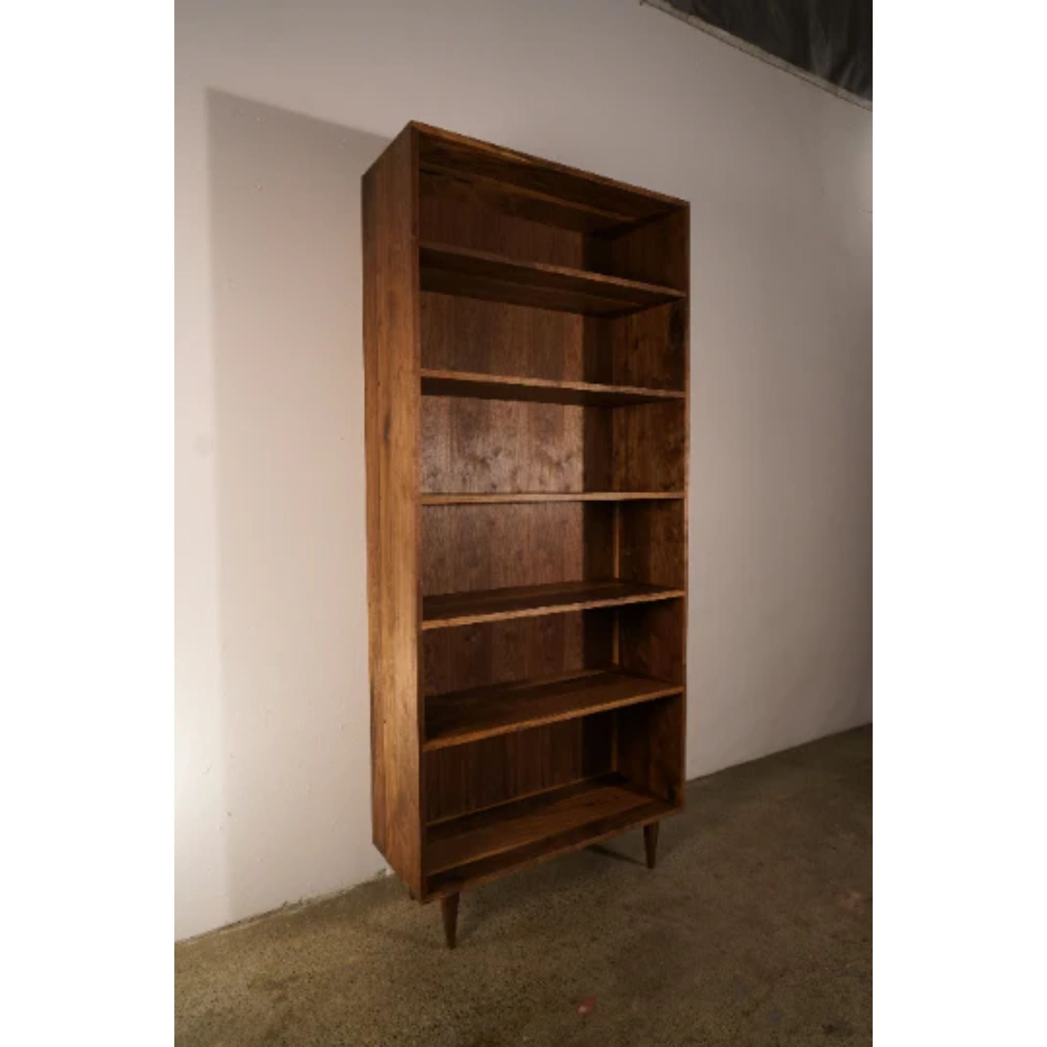 Rascoff Bookcase BC21 Bottom Full Side View by Tomfoolery Wood Co