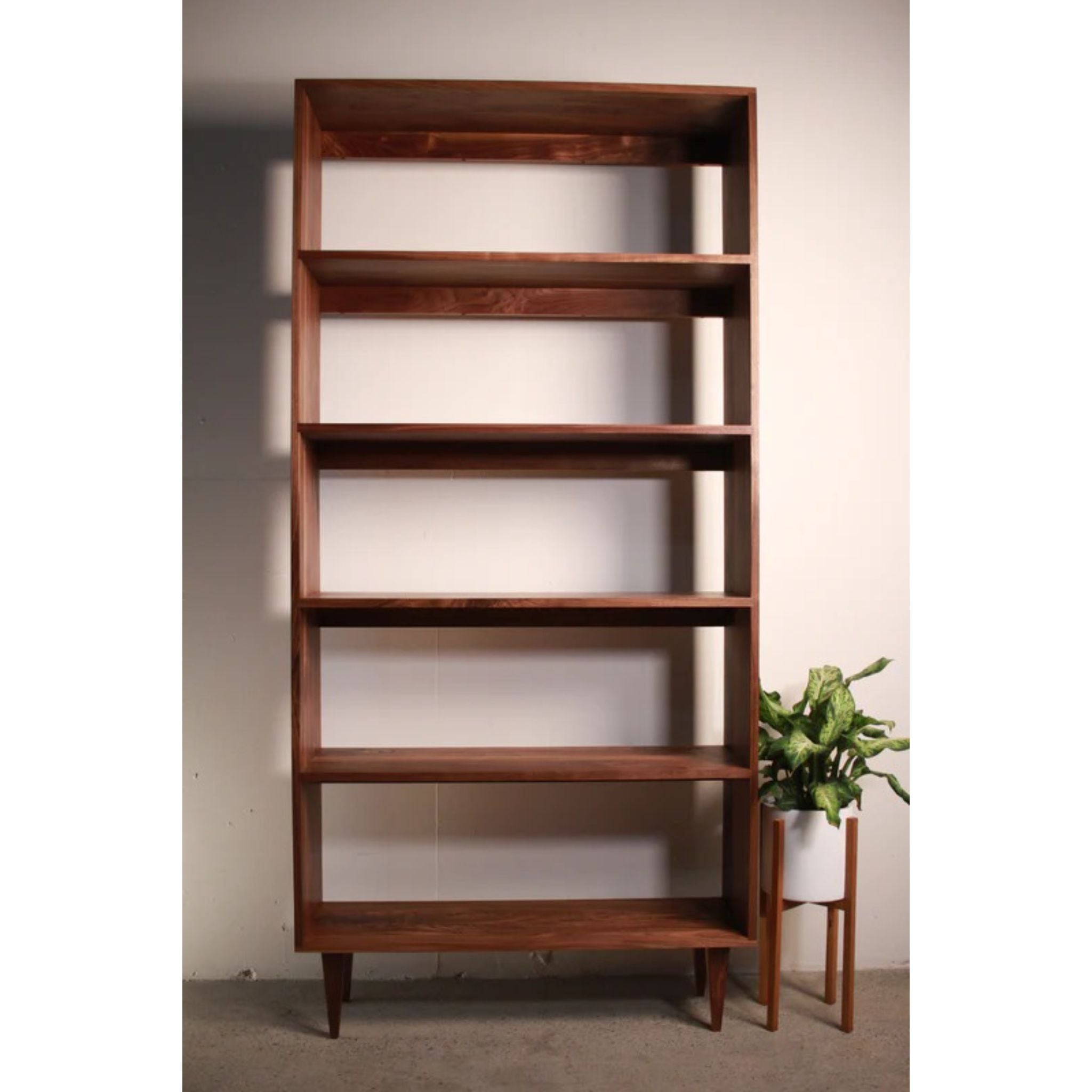 Rascoff Bookcase BC21 Full Front View by Tomfoolery Wood Co