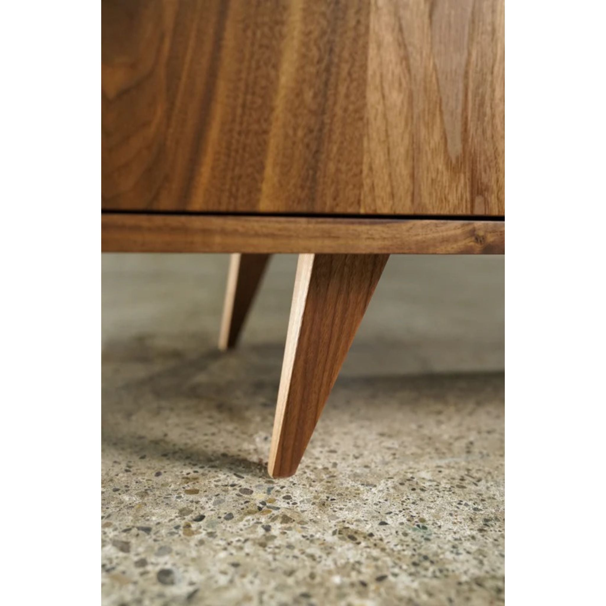 Romo Vinyl Console 2.0 CN100 Bottom View by Tomfoolery Wood Co