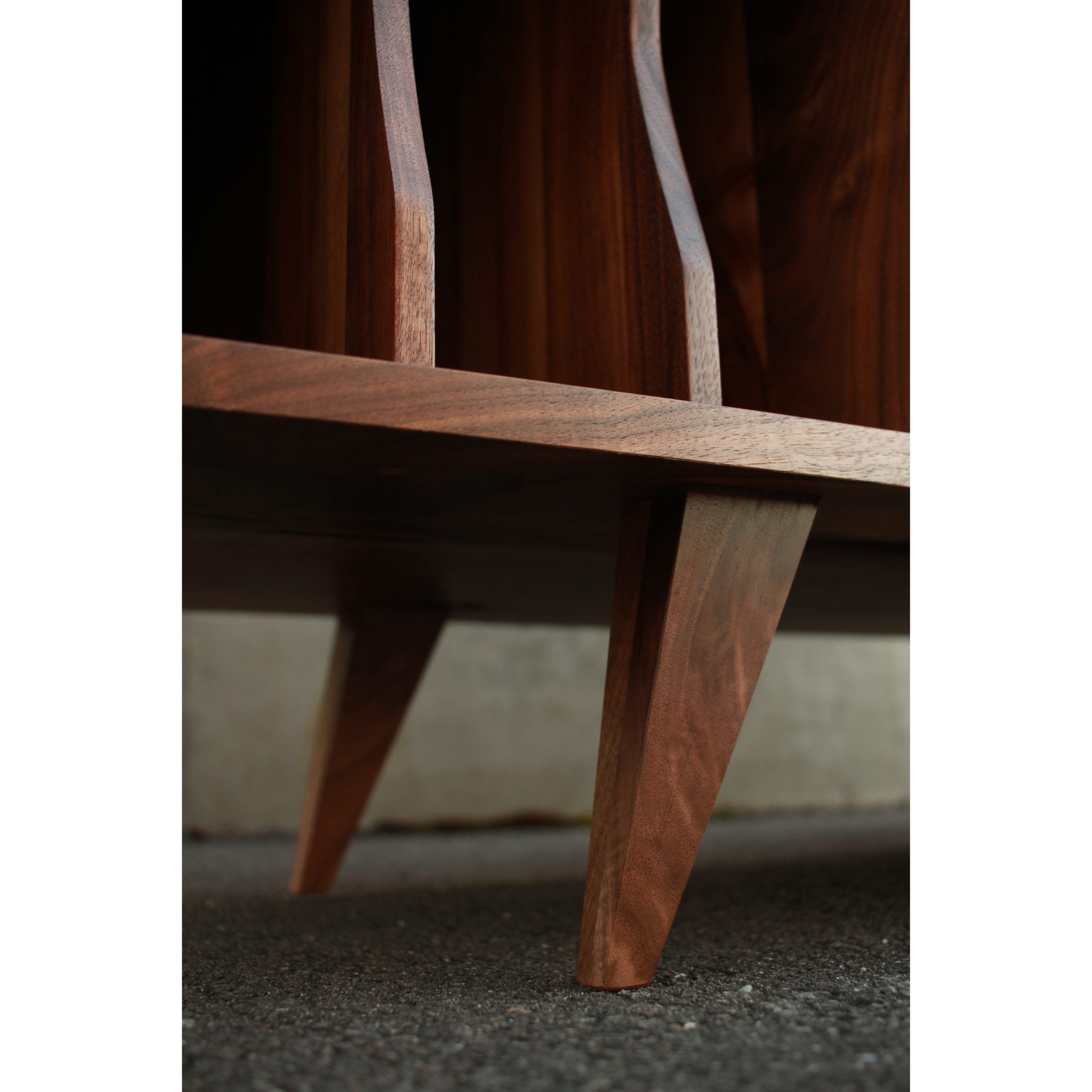 Romo Vinyl Console CN101 Bottom View by Tomfoolery Wood Co