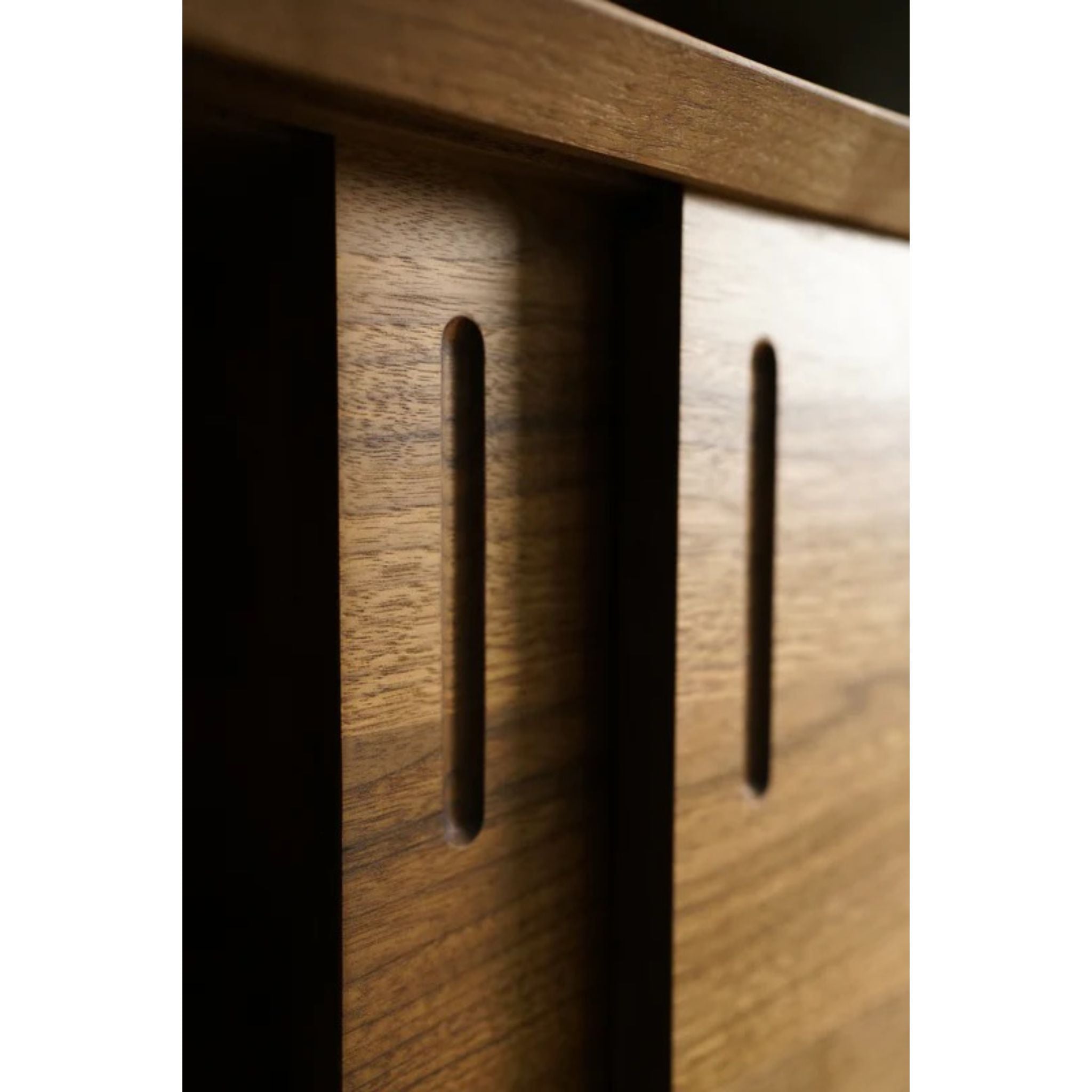 Saylor Console CN26 Closeup View by Tomfoolery Wood Co