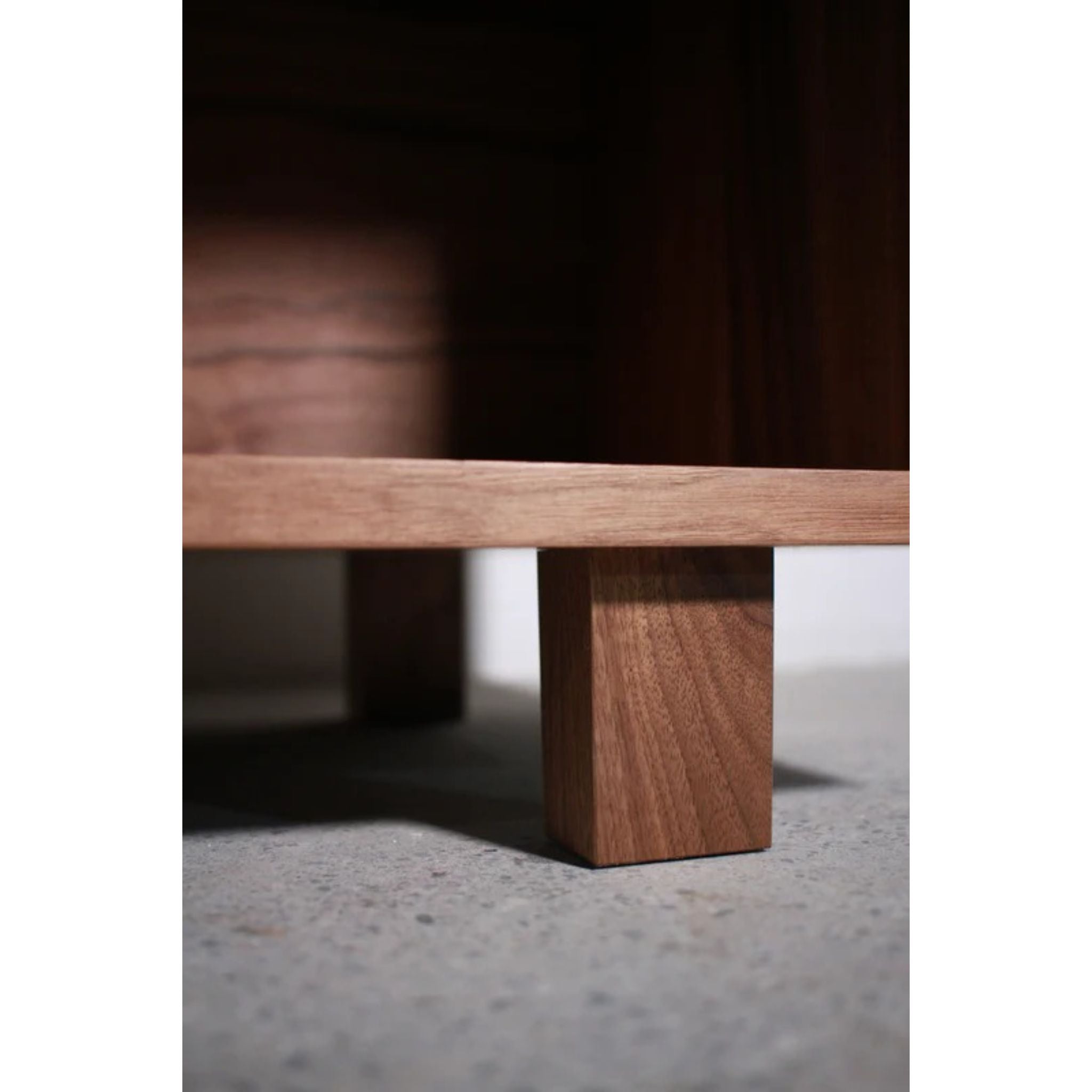 Sesto Vinyl Console 82 Wide CN82 Bottom View by Tomfoolery Wood Co