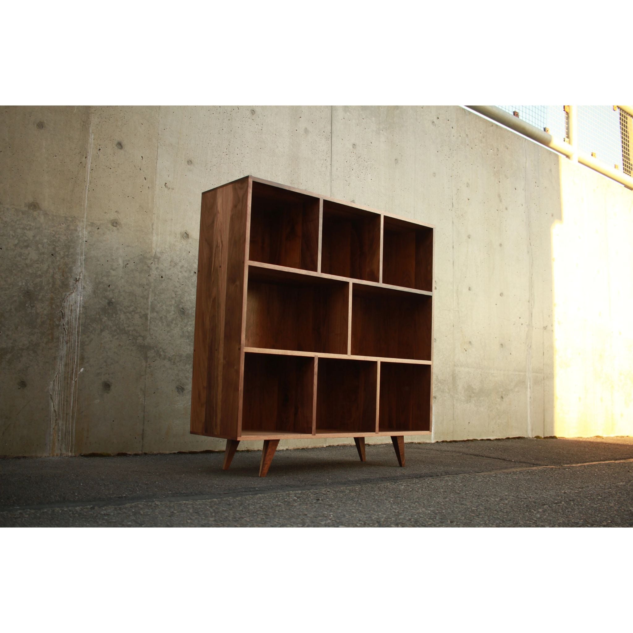 Smith Vinyl Console CN105 Full Side View by Tomfoolery Wood Co