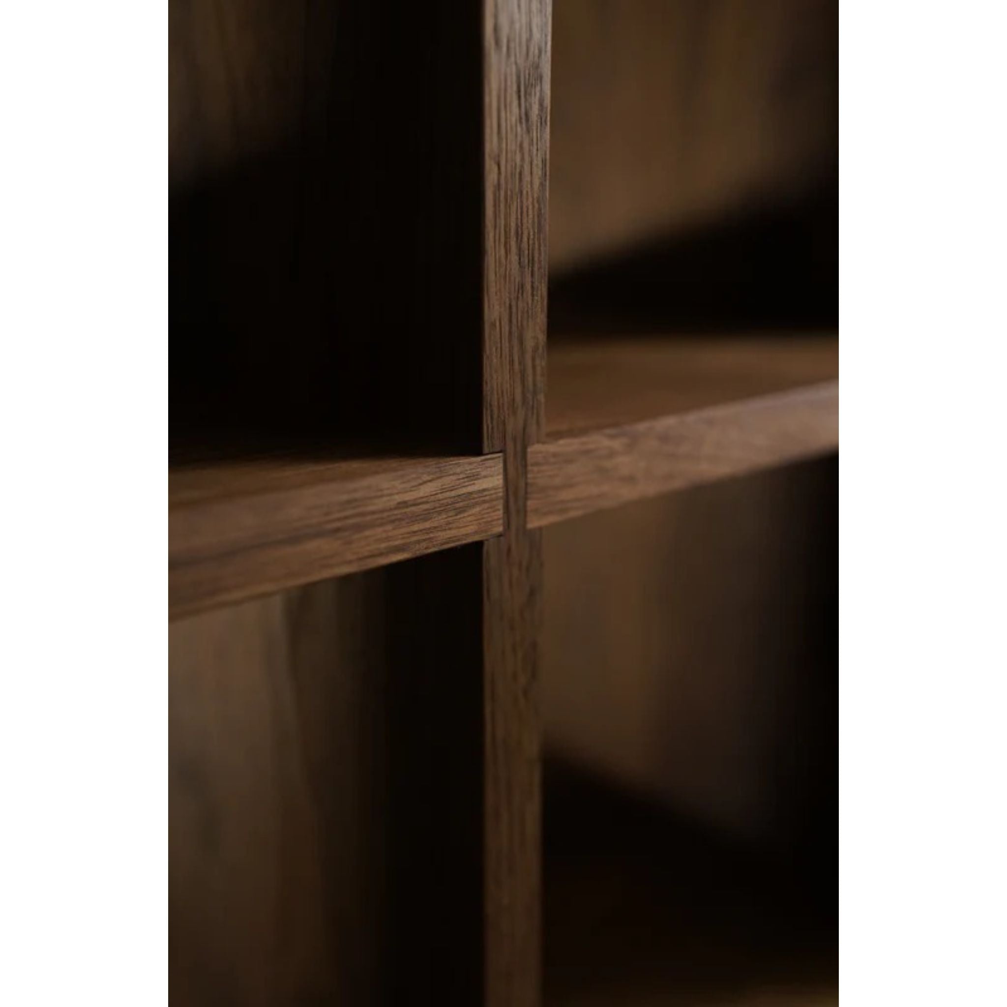 Storage Console 4 Drawer CN22 Closeup View by Tomfoolery Wood Co